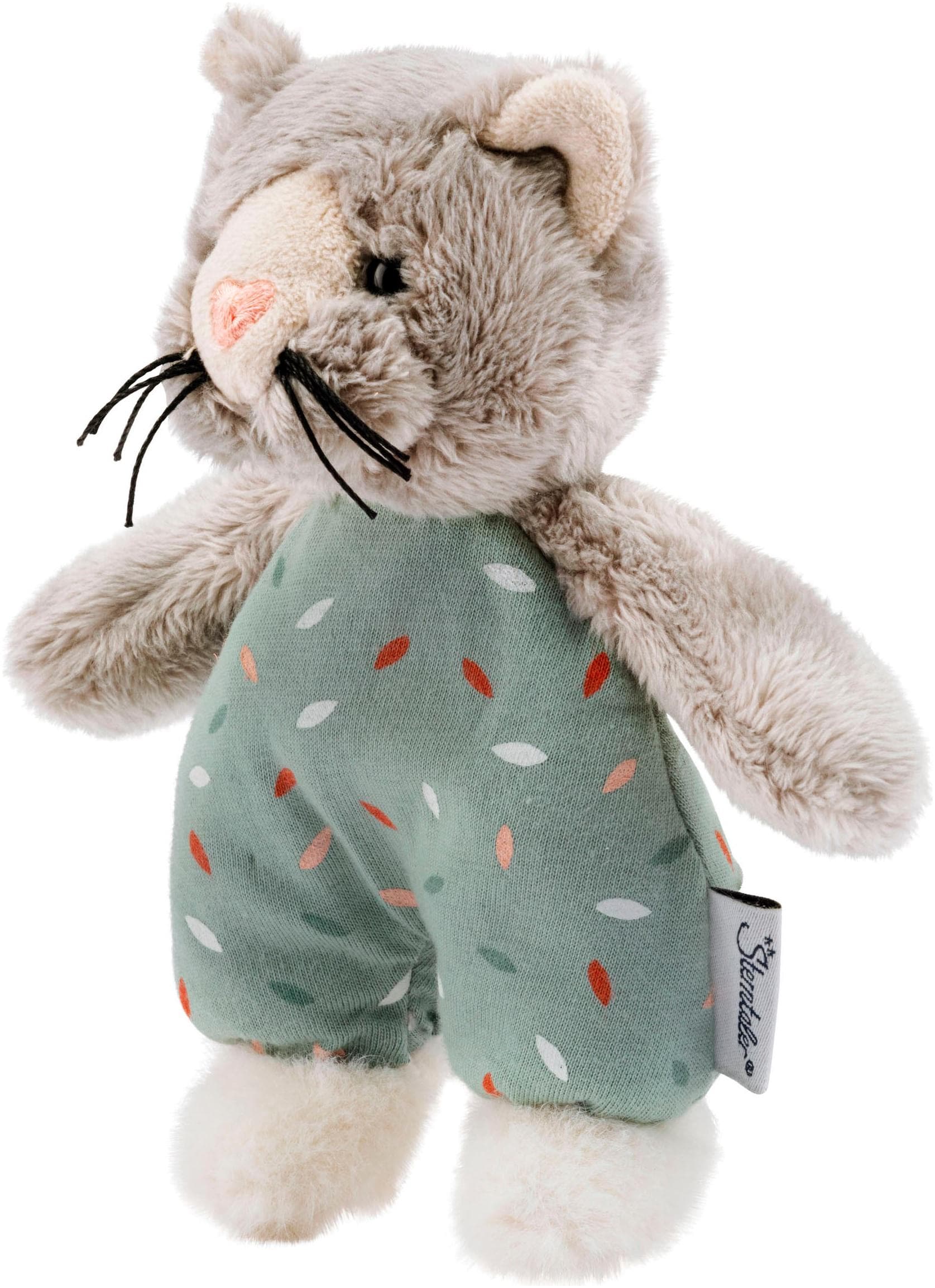 Sterntaler Kuscheltier Katze Lilly Grau Flausch Rassel