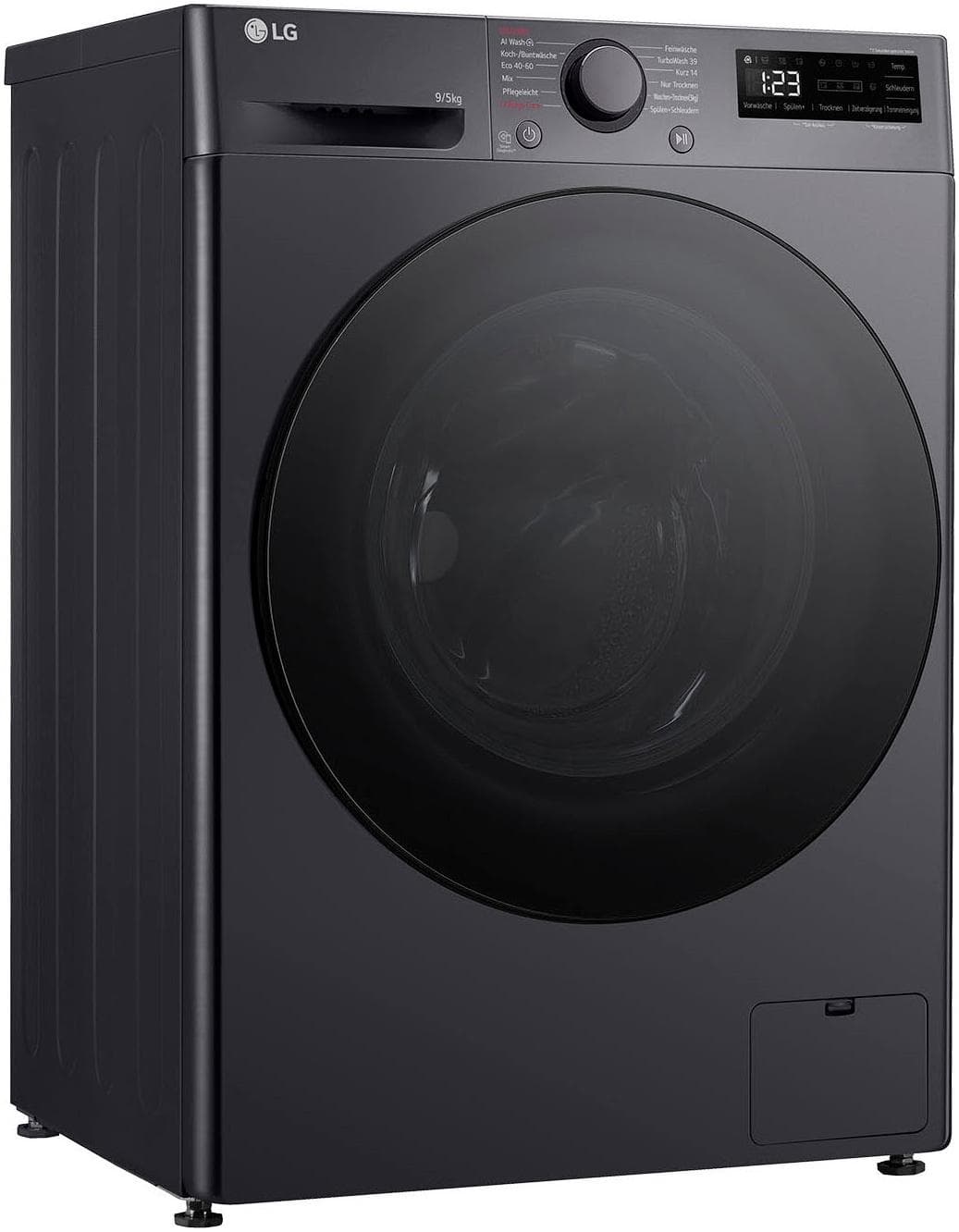 LG Waschtrockner V5WD95SLIMB Schwarz Inverter Direct Drive®