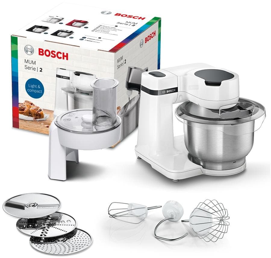 Bosch Küchenmaschine MUMS2EB01 MUM Serie 2 700 Watt Durchlaufschnitzler