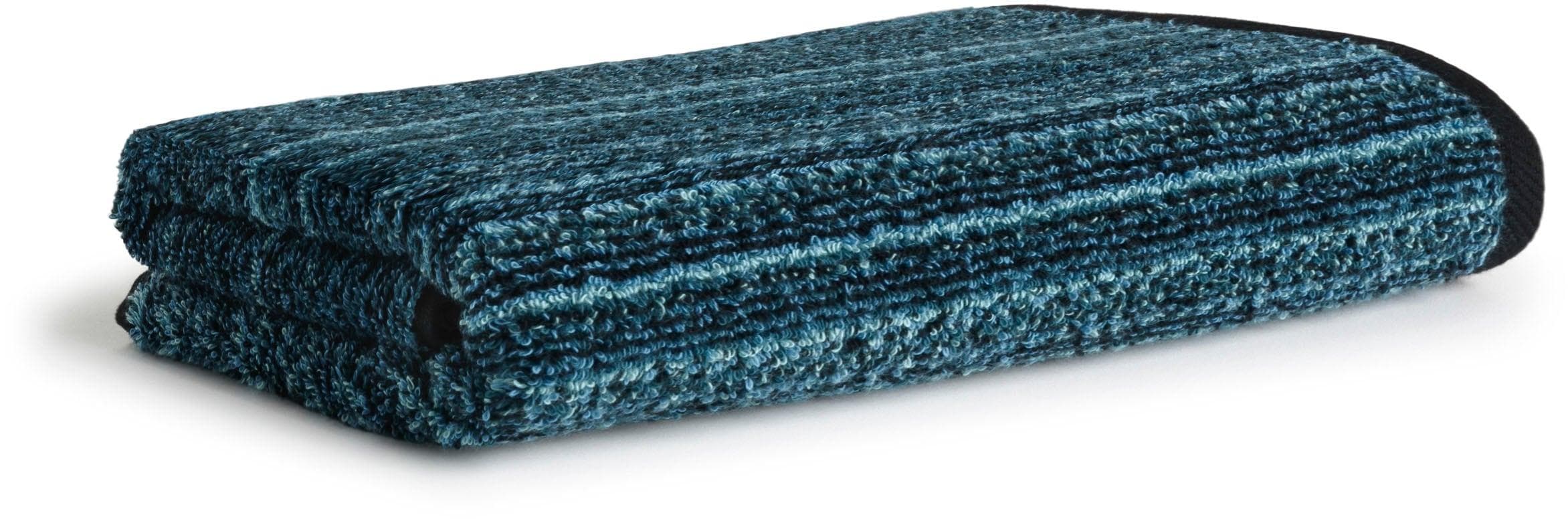 Badetücher MÖVE "Tide" Deep Lake Turquoise Jacquard-Design