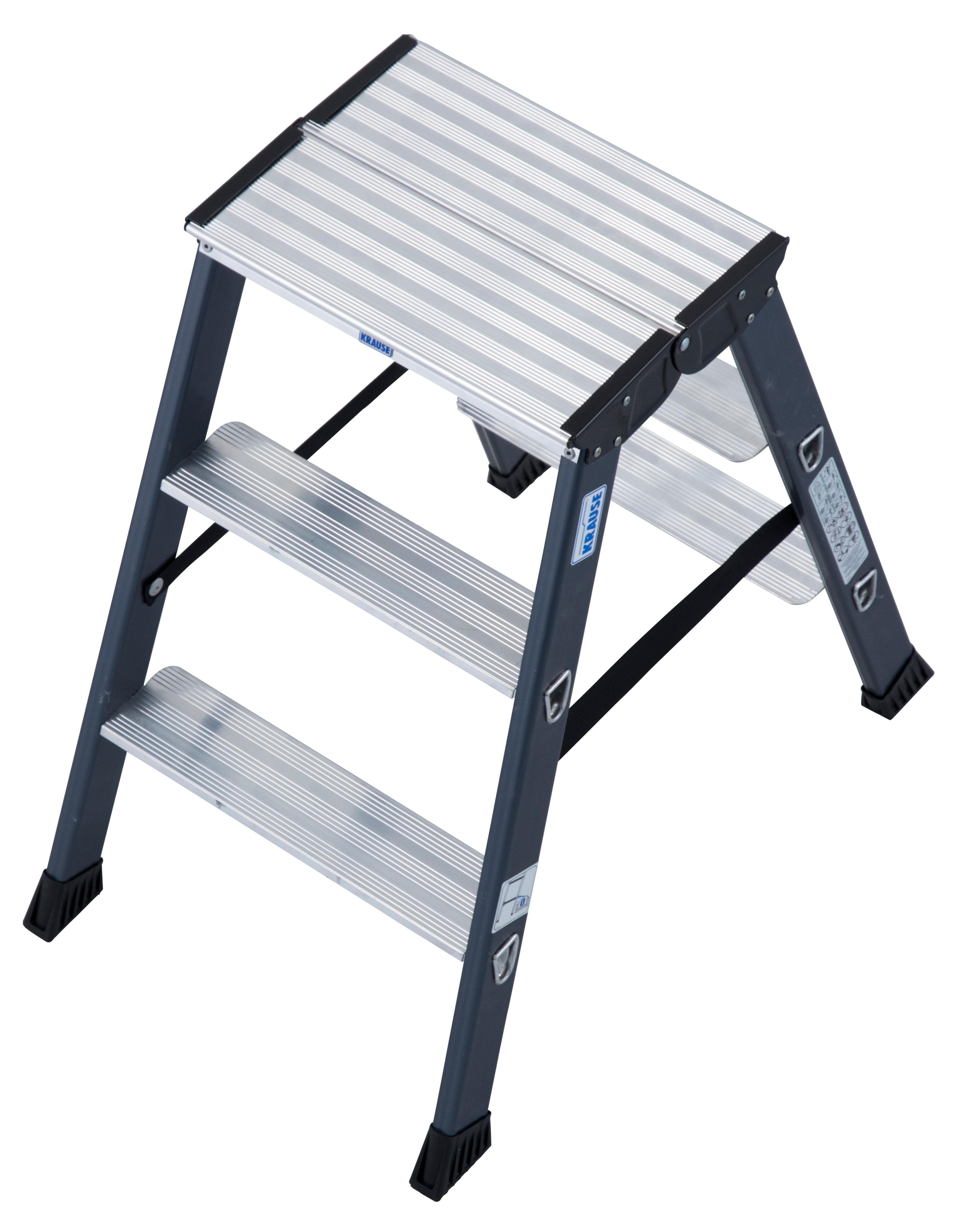 KRAUSE Doppelleiter SePro D Alu eloxiert