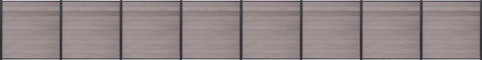 Sichtschutzelement TETZNER & JENTZSCH Sacramento Beige Silber Aluminium