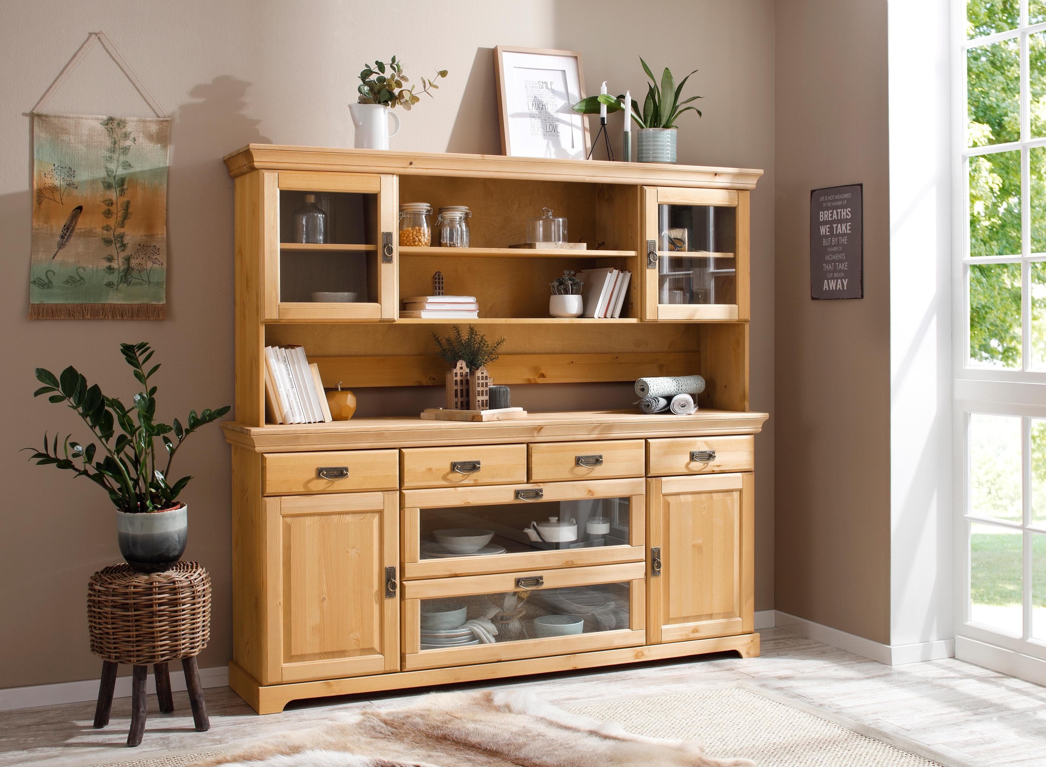 Massives Buffet im Landhausstil - Zertifiziertes Holz