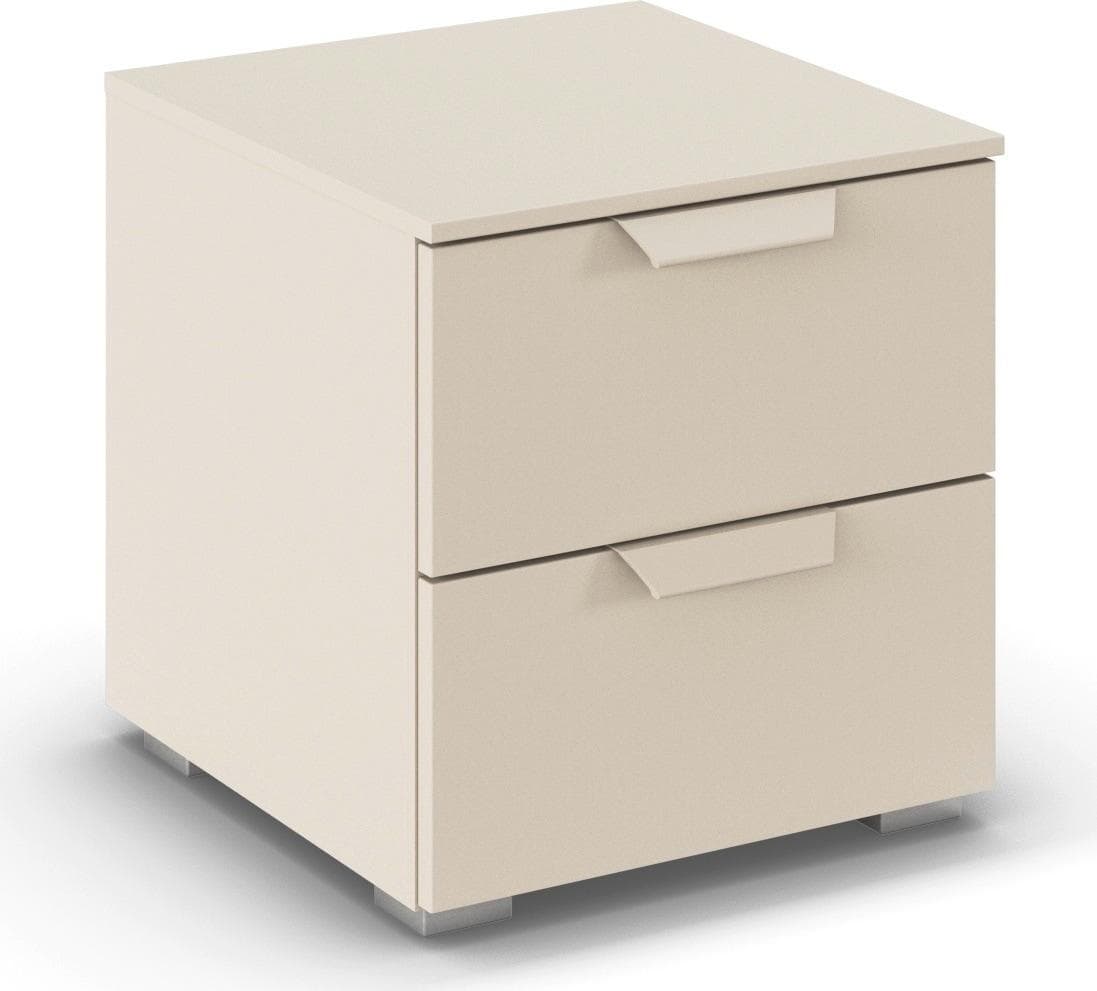 Nachtkommode RAUCH Costa Beige Metallgriffe