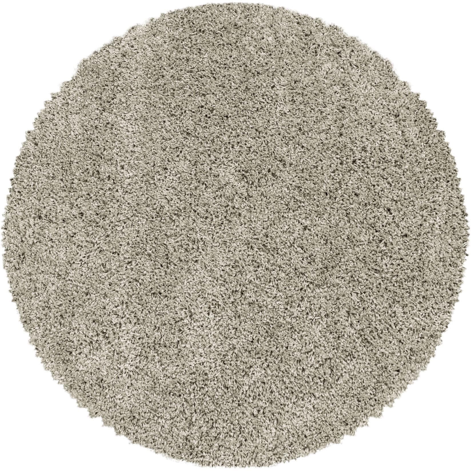 Ayyildiz Teppiche Sydney 3000 Hochflor-Teppich Beige Rund