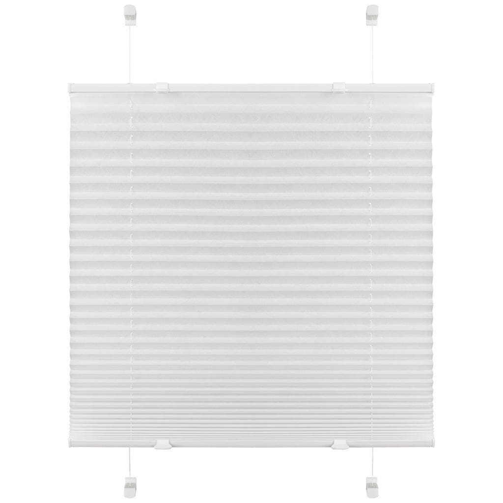 Boxxx Plissee Weiß Textil Uni 50x130 cm