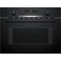 Bosch CMA585GB1 Serie 6 Einbau Mikrowelle mit Heißluft, Schwarz, Grillfunktion