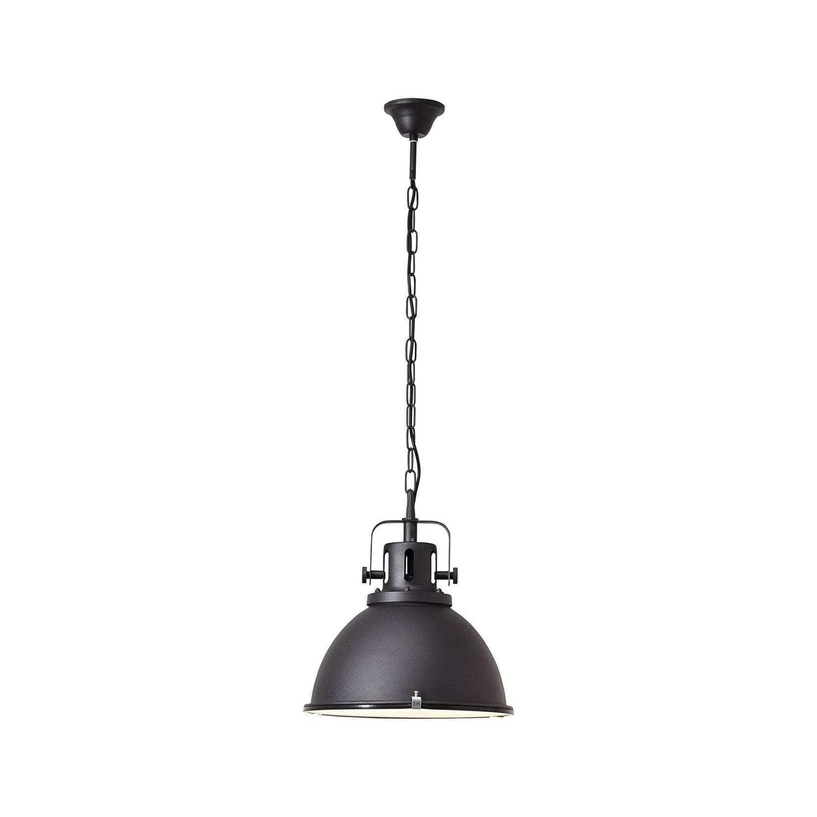 BRILLIANT Pendelleuchte Jesper Schwarz Industriell