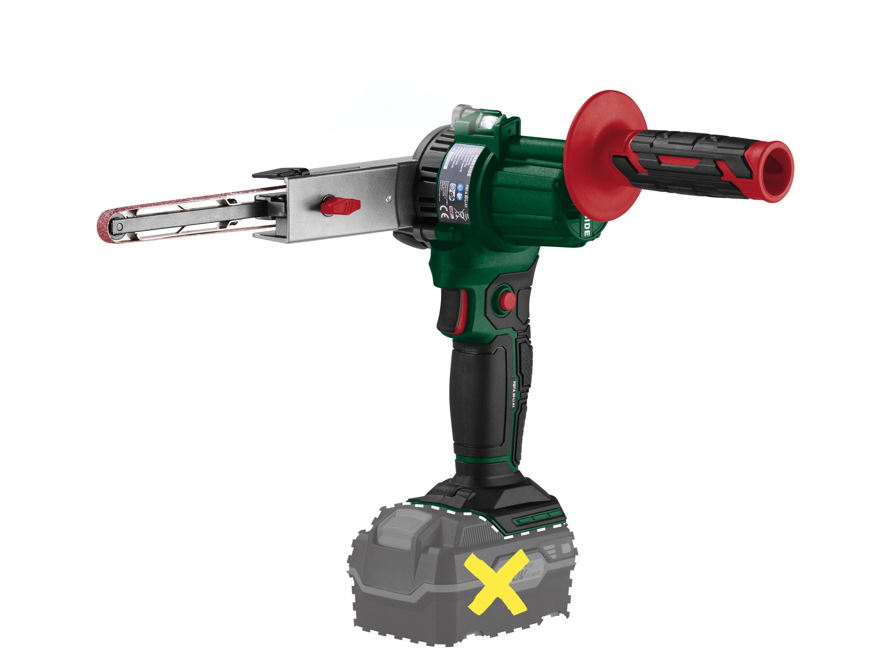 PARKSIDE® 20 V Akku-Bandfeile PBFA 20-Li A1 ohne Akku und Ladegerät