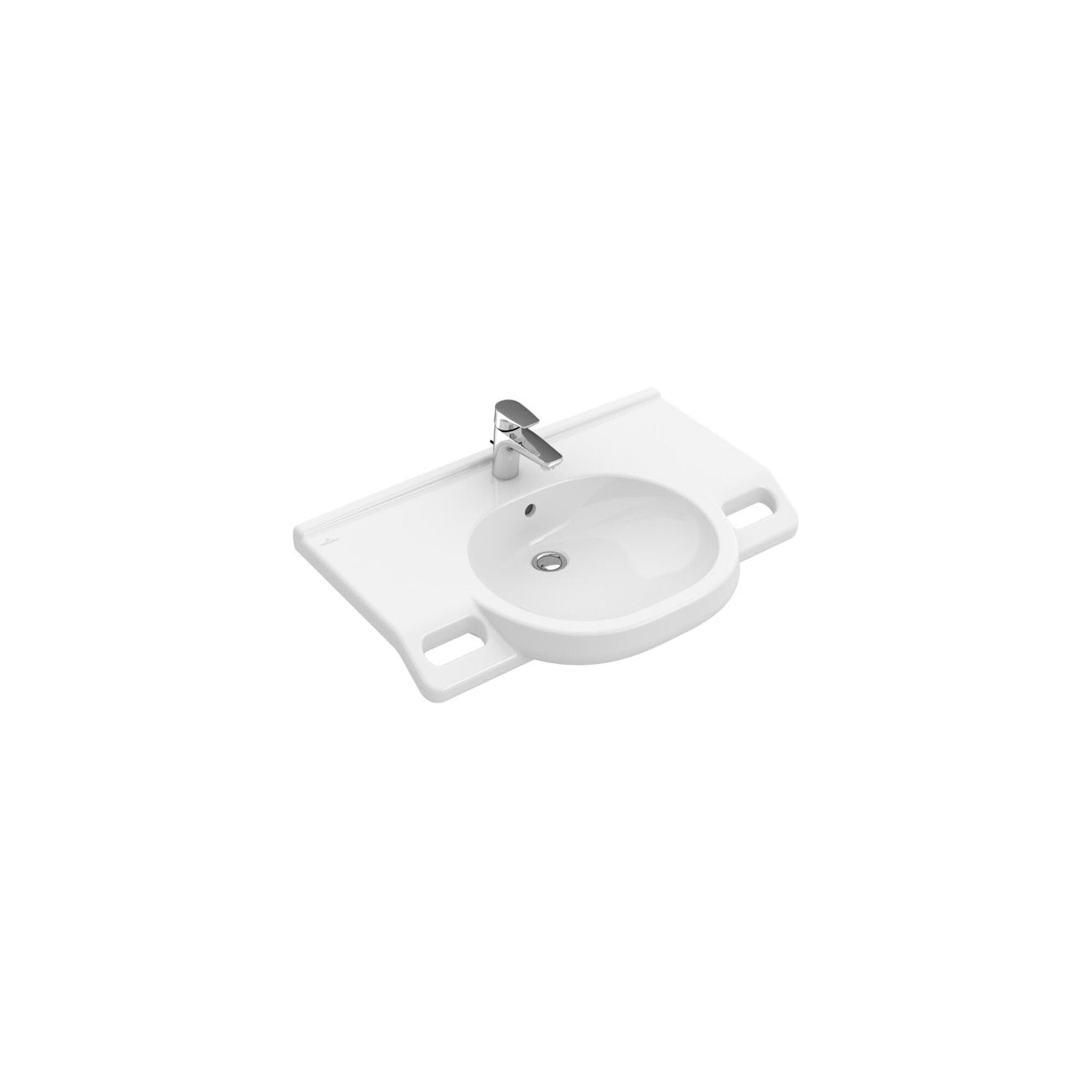 Villeroy & Boch ViCare Waschtisch 412081T2 weiss AntiBac c-plus