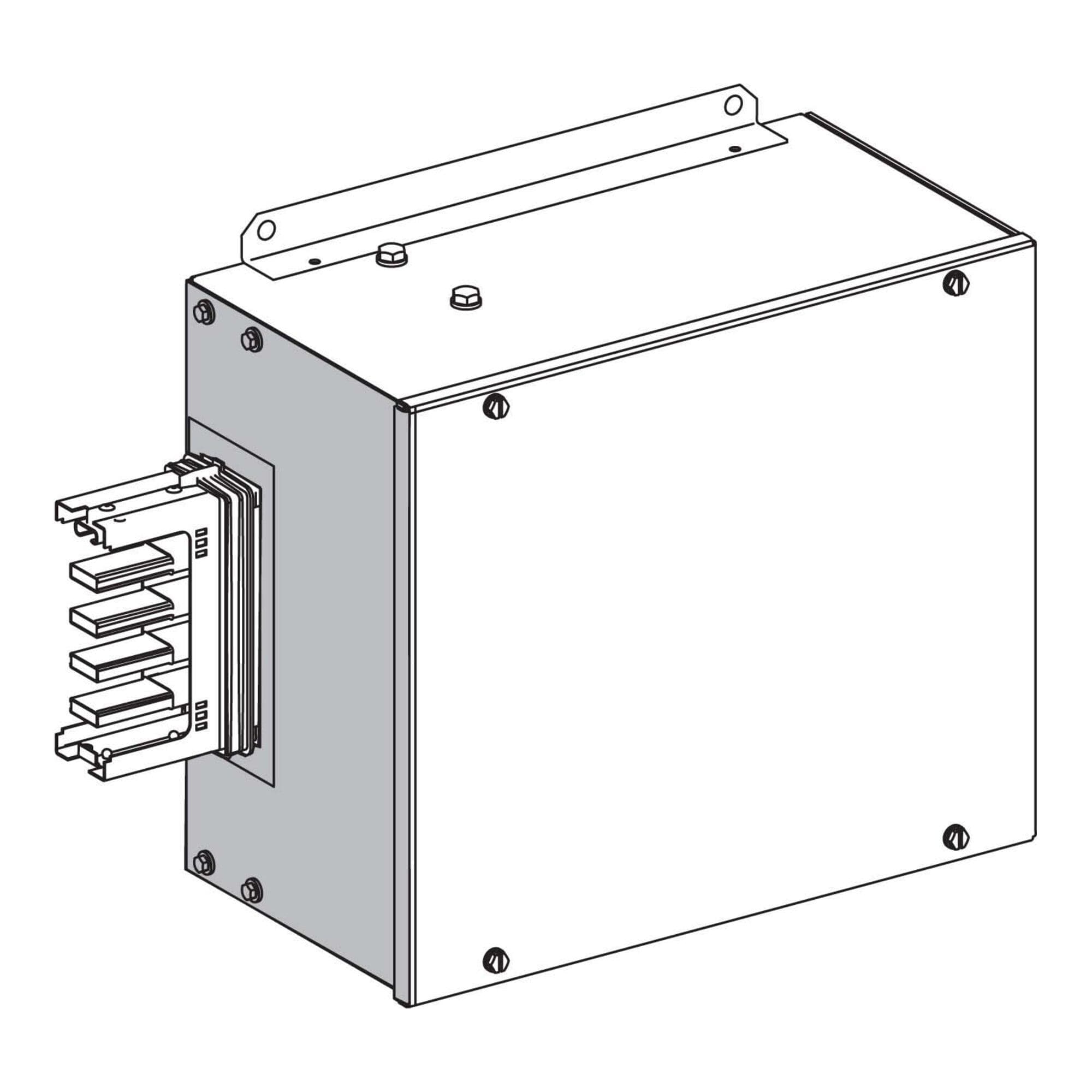 Schneider Electric Endeinspeisekasten 250A KSA250AB4 Stahlblech