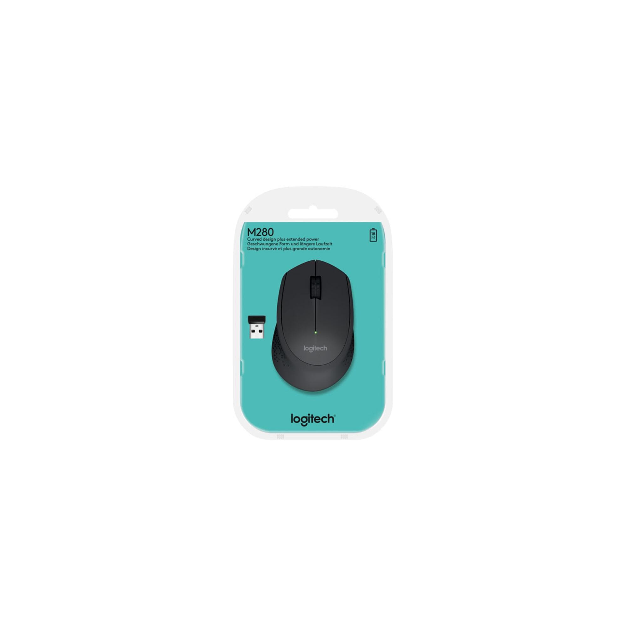 Logitech Maus Wireless Optisch 1000dpi