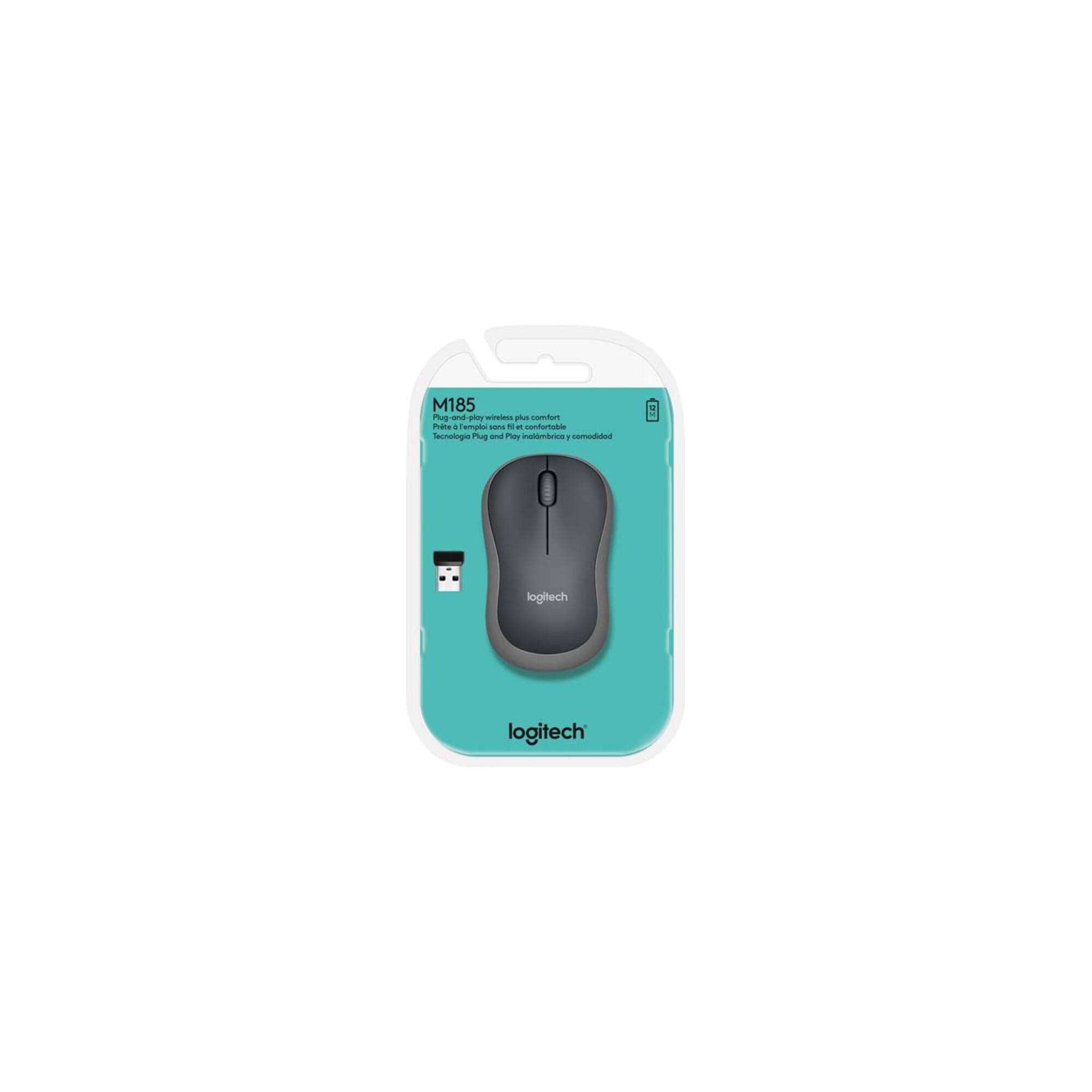 Logitech USB Maus Wireless 1000dpi M185