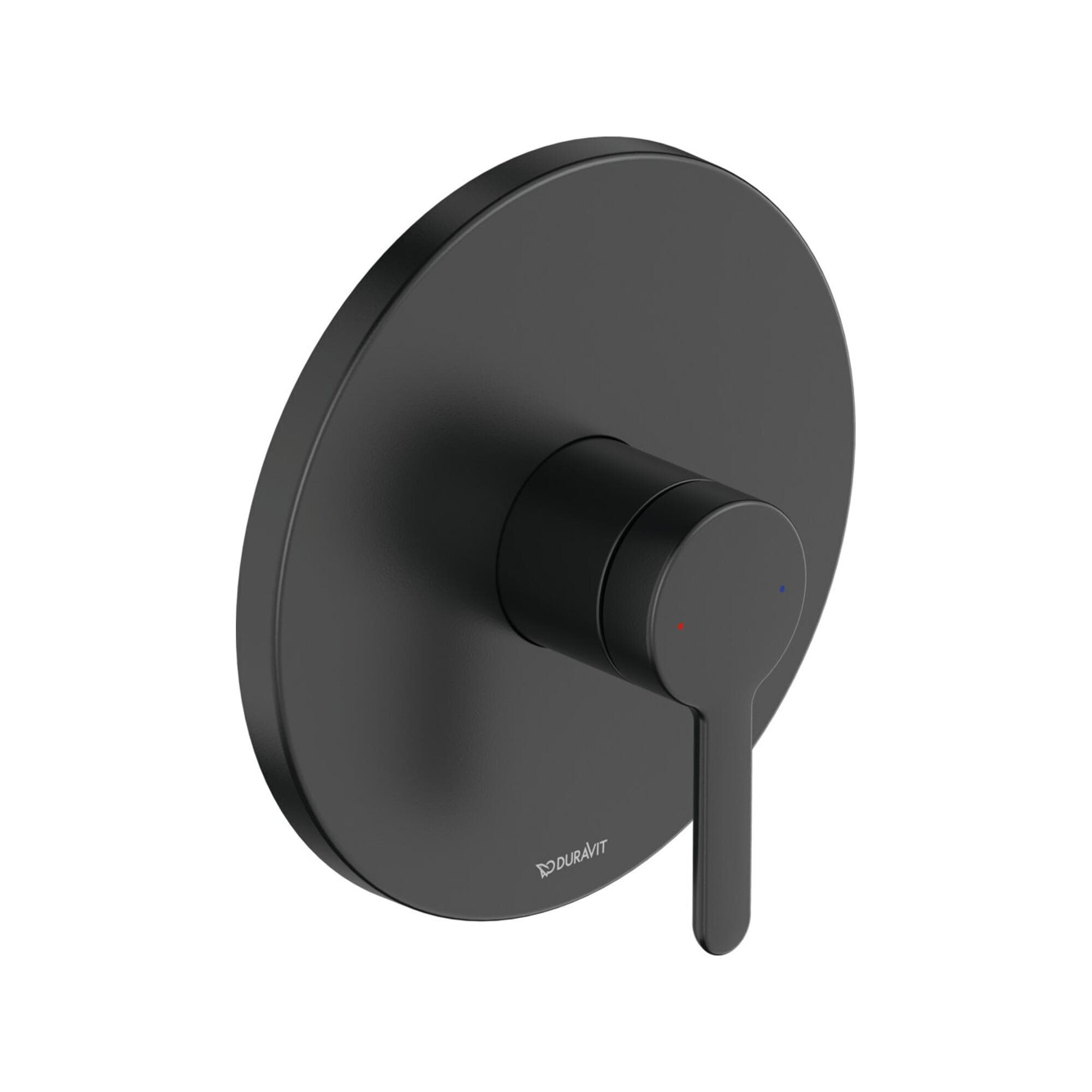 Duravit C.1 Einhebel-Brausemischer Unterputz Schwarz Matt