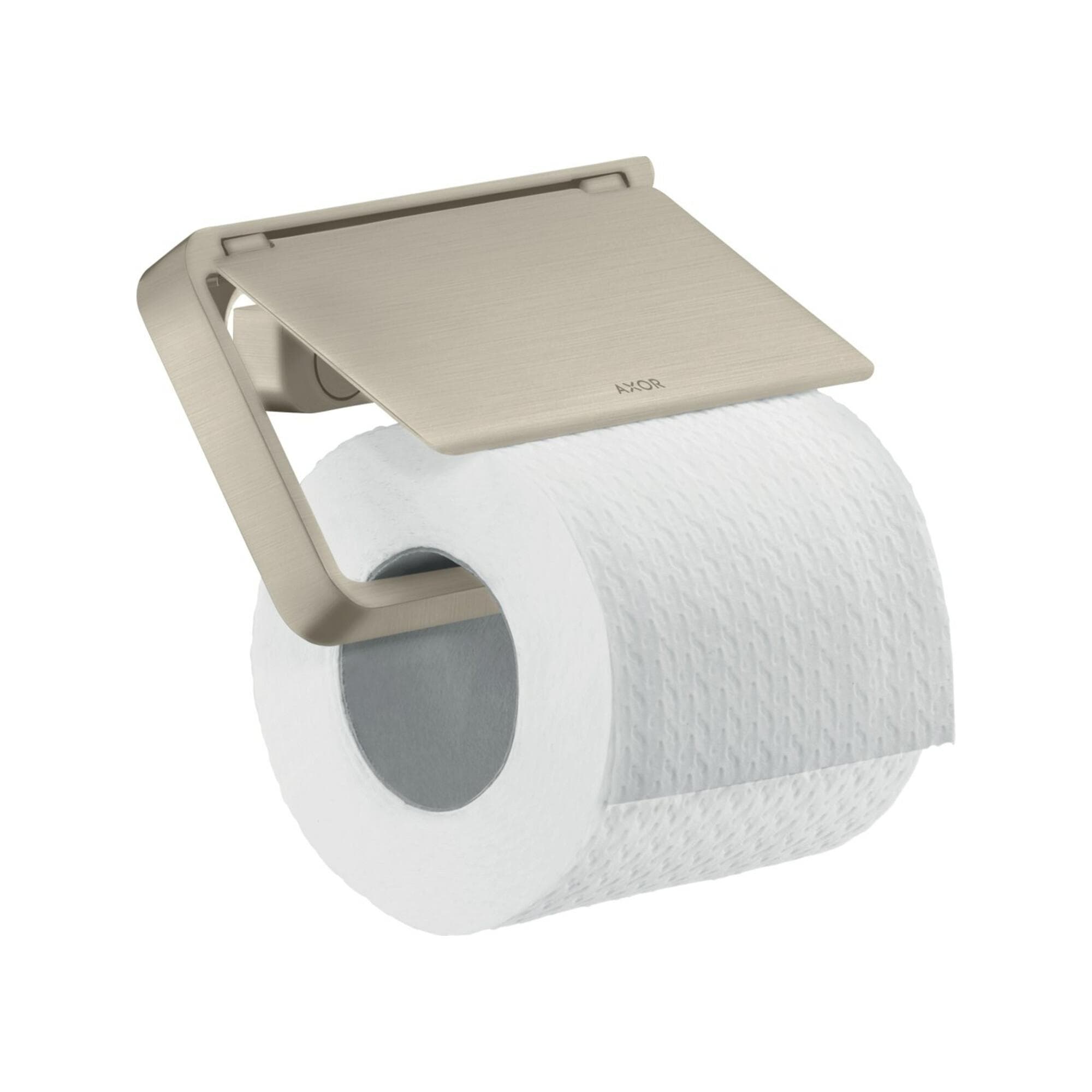 Hansgrohe Axor Universal Toilettenpapierhalter mit Deckel - Brushed Nickel