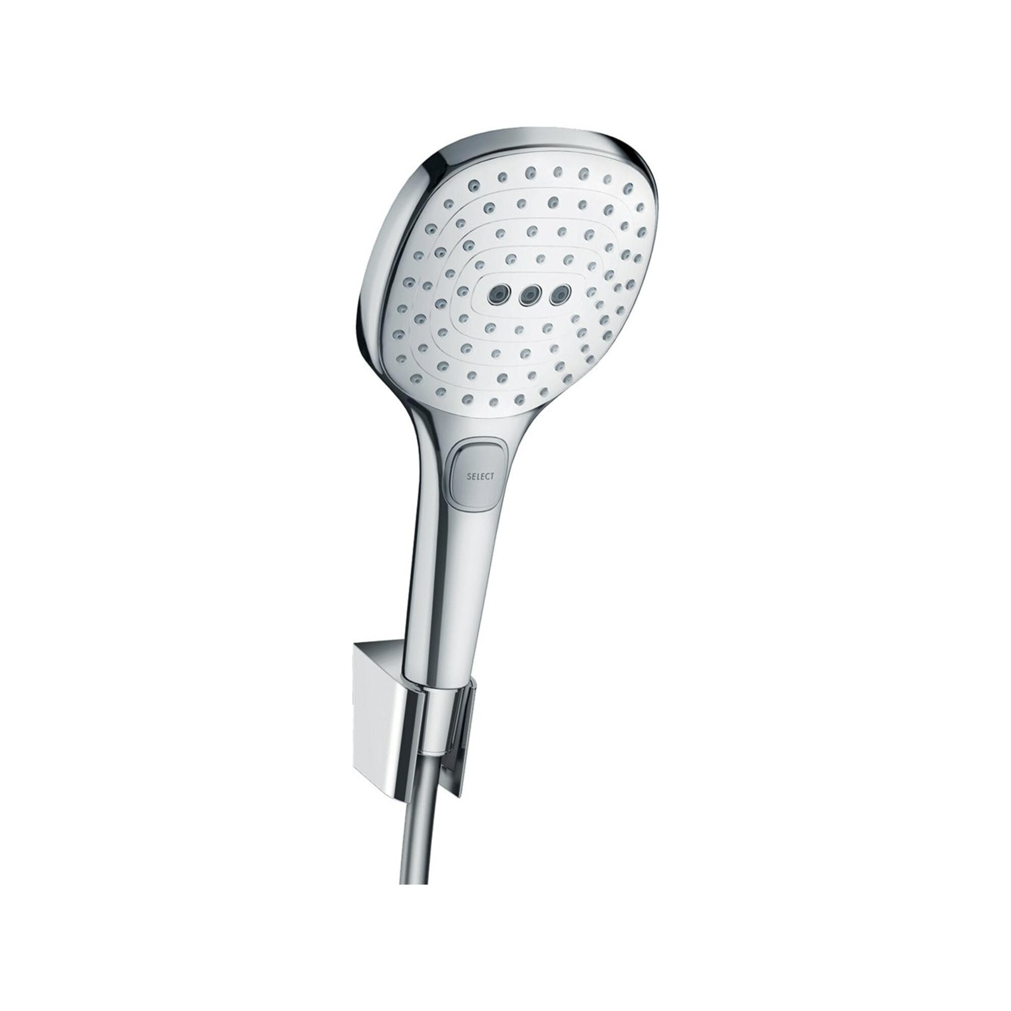hansgrohe Raindance Select E120 Wannenset 26720400 Weiss-Chrom 160 cm Schlauch Isiflex