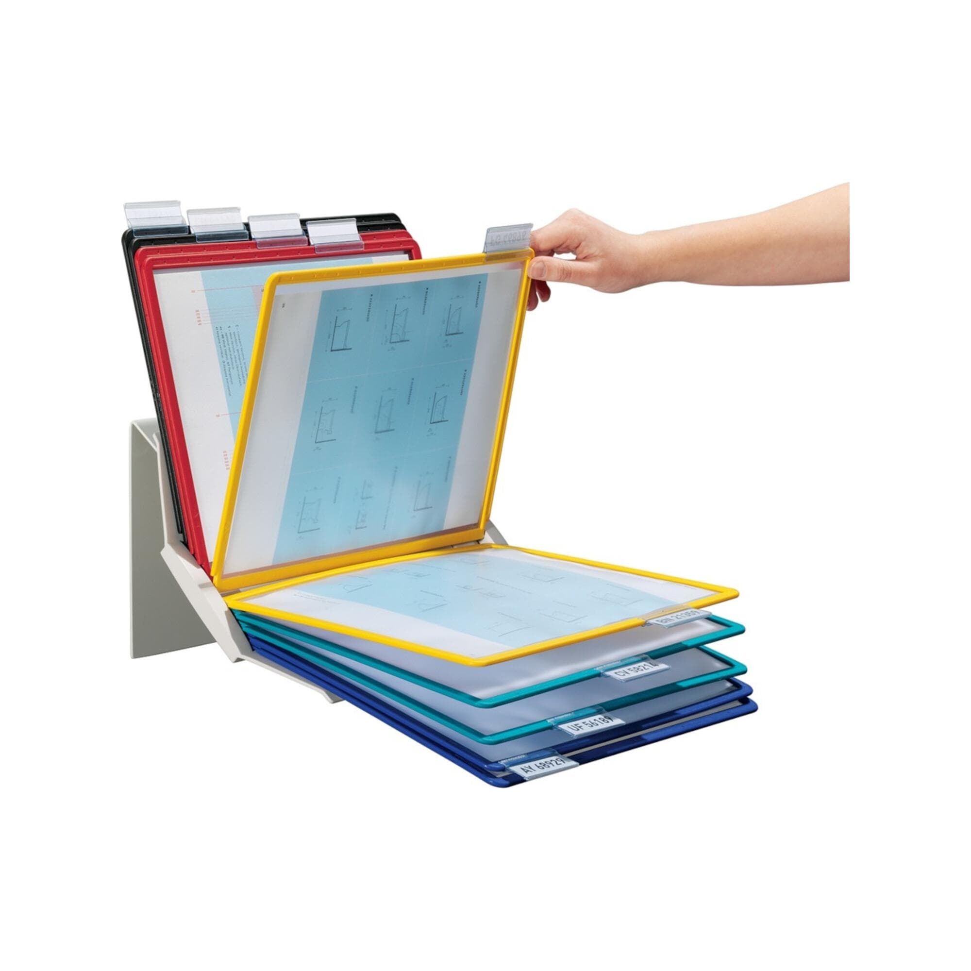 Sichttafelständer Wand u. Tisch Durable