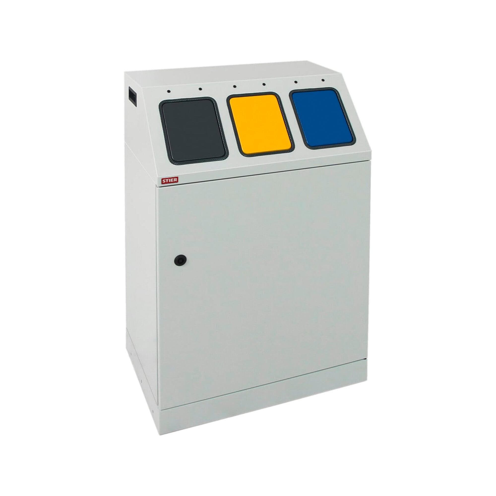 STIER Wertstoff-Sammelsystem Premium 3x30l Grau