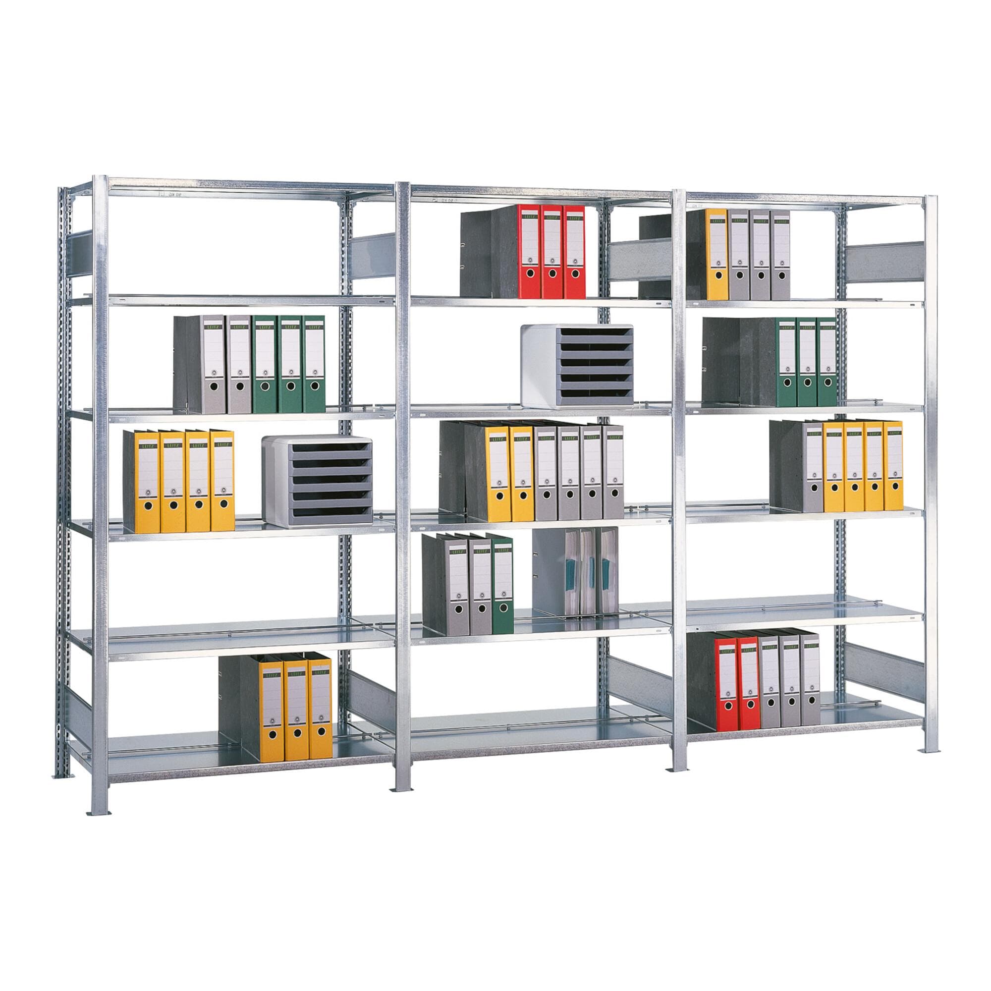 Schulte Anbauregal Büro-Schraubregal MULTIplus150 5 Fachböden