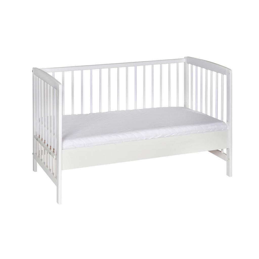 Schardt Beistellbett MICKY Weiß Massivholz 60x120 cm