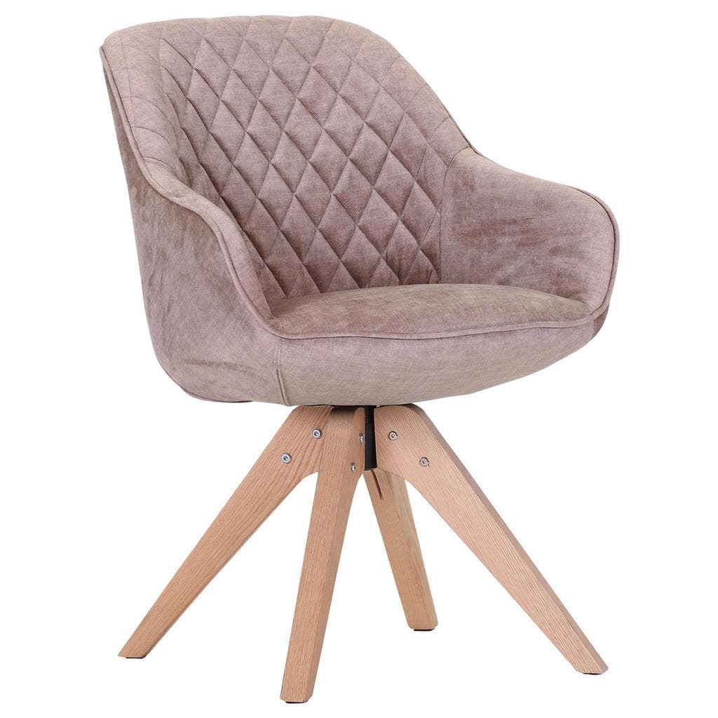 Landscape Armlehnstuhl Eiche, Hellbraun, Textil, Sitzfläche 360° drehbar