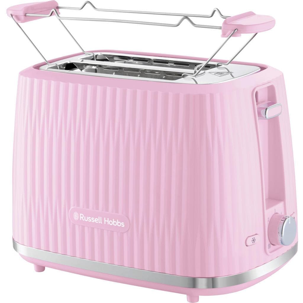 Russell Hobbs Toaster Hellrosa Krümelschublade