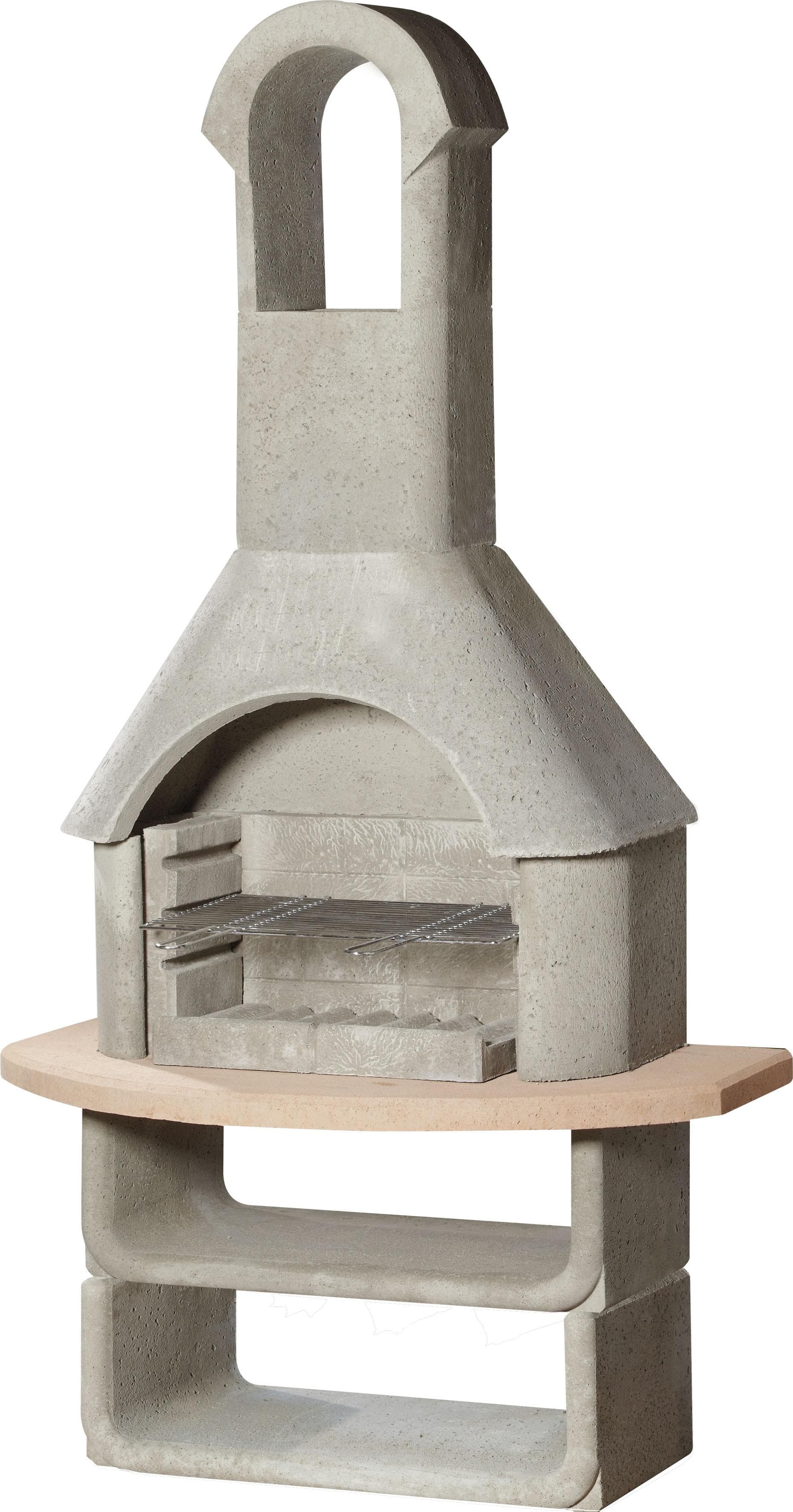 Grillkamin Las Palmas Beton Terrakottafarben