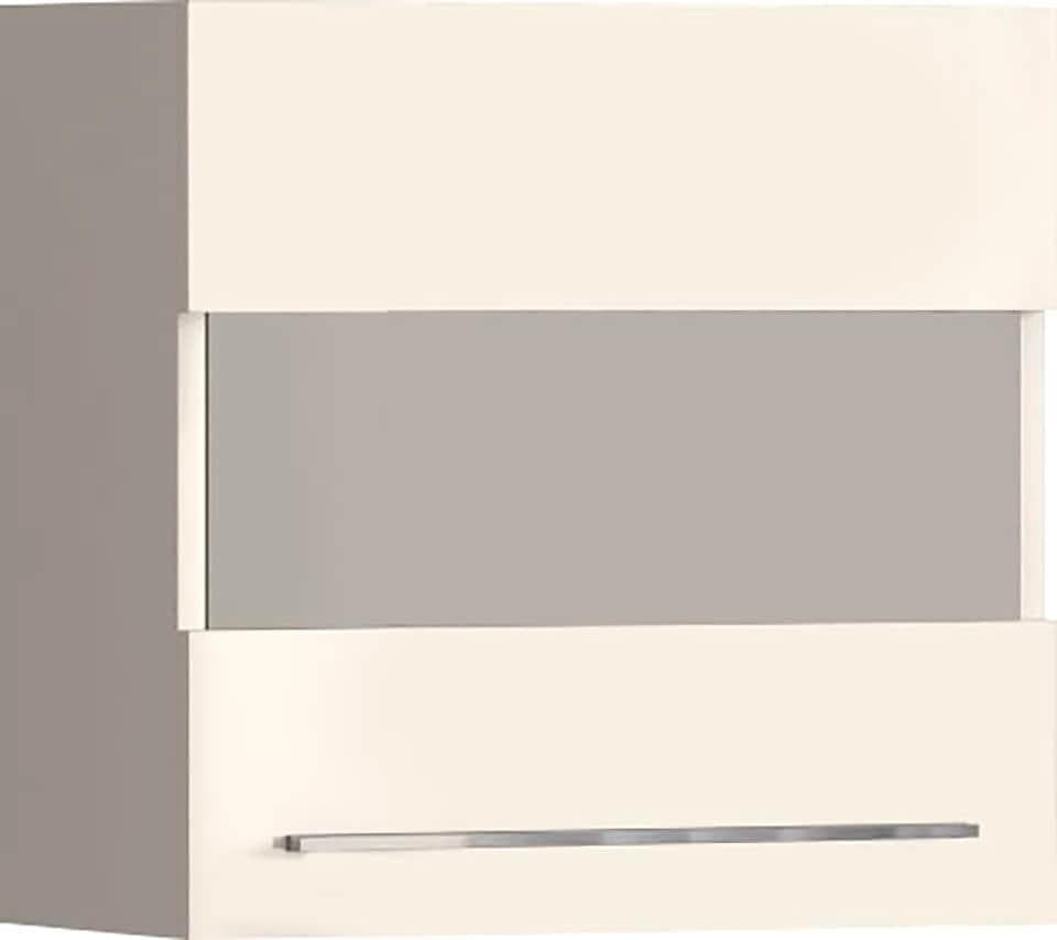 Hängevitrine Piano Beige Hochglanz