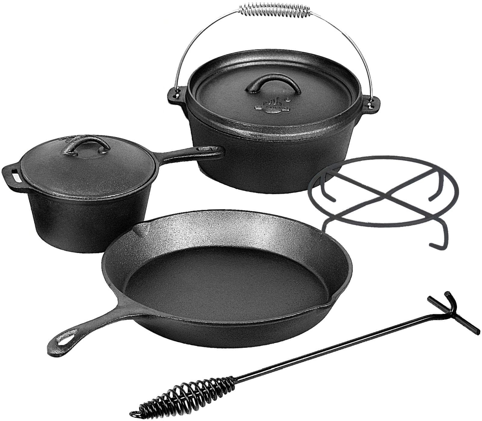 Gusseisen-Topf-Set für Camping und Outdoor