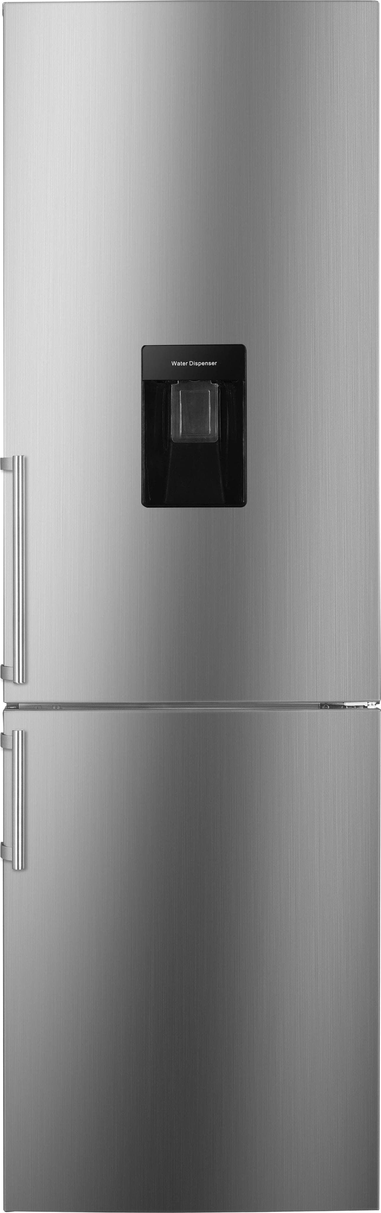 HANSEATIC Kühl-/Gefrierkombination HKGK17955CNFWD Silber LED-Innenbeleuchtung