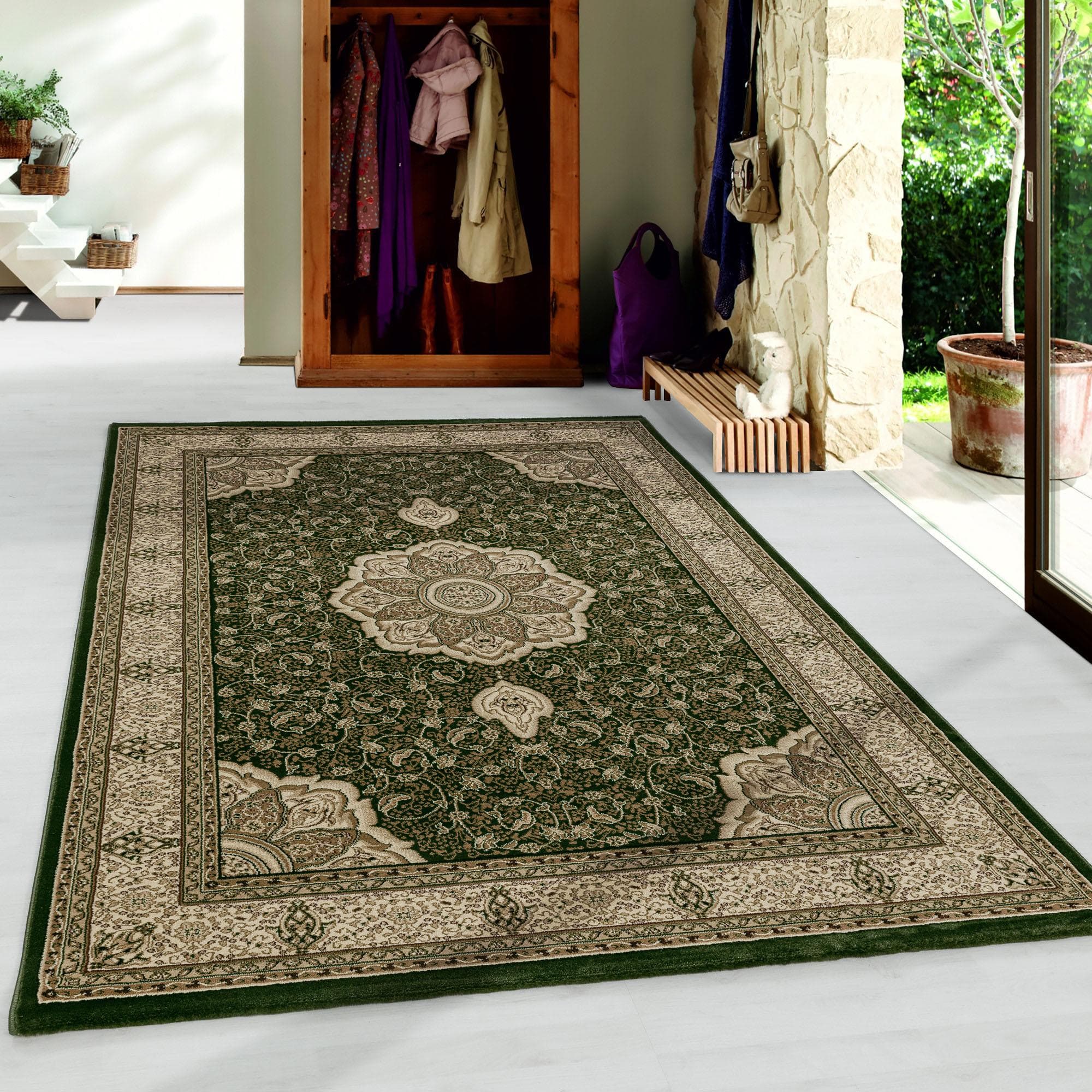 Ayyildiz Teppiche KASHMIR 2601 Grün Orientalisch Kurzflor