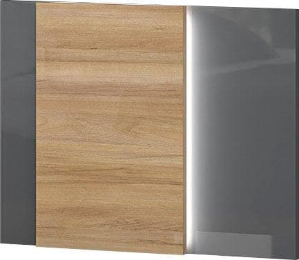 OTTO HOME Nachtkonsole Onyx Anthrazit Walnuss mit LED