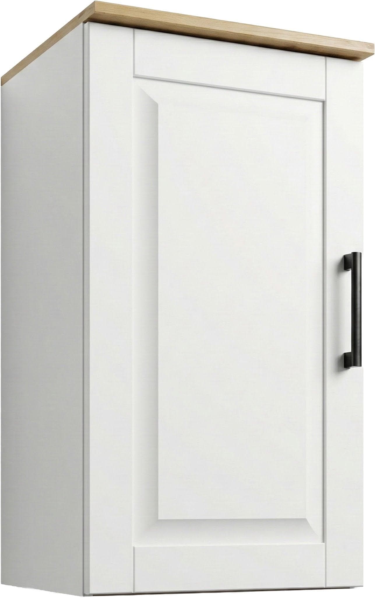 Hängeschrank HOME AFFAIRE "Meliss" Weiß/Honig Massivholz