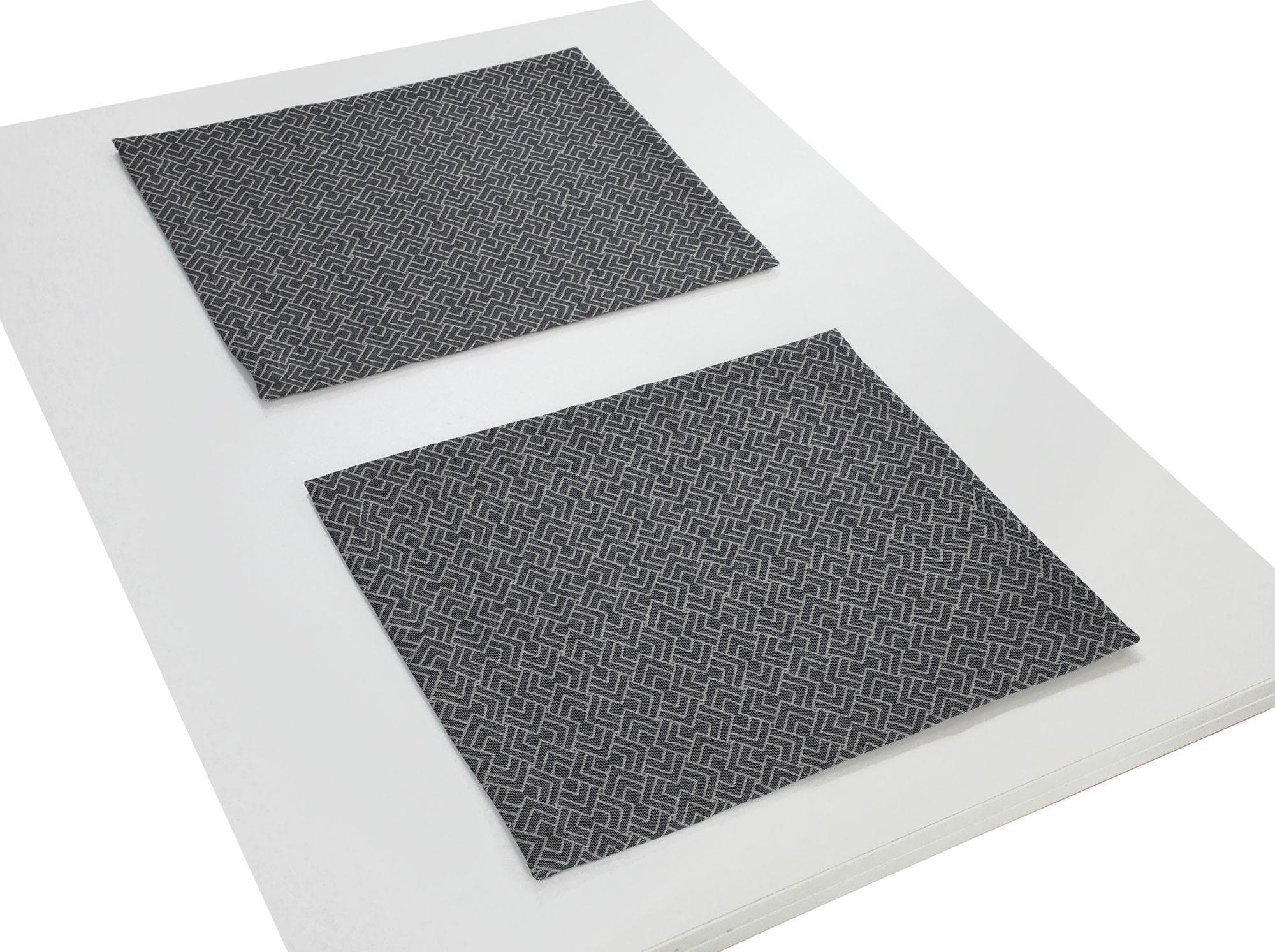 ADAM Platzset Graphic Ventus Dunkelblau 2er-Set Baumwolle