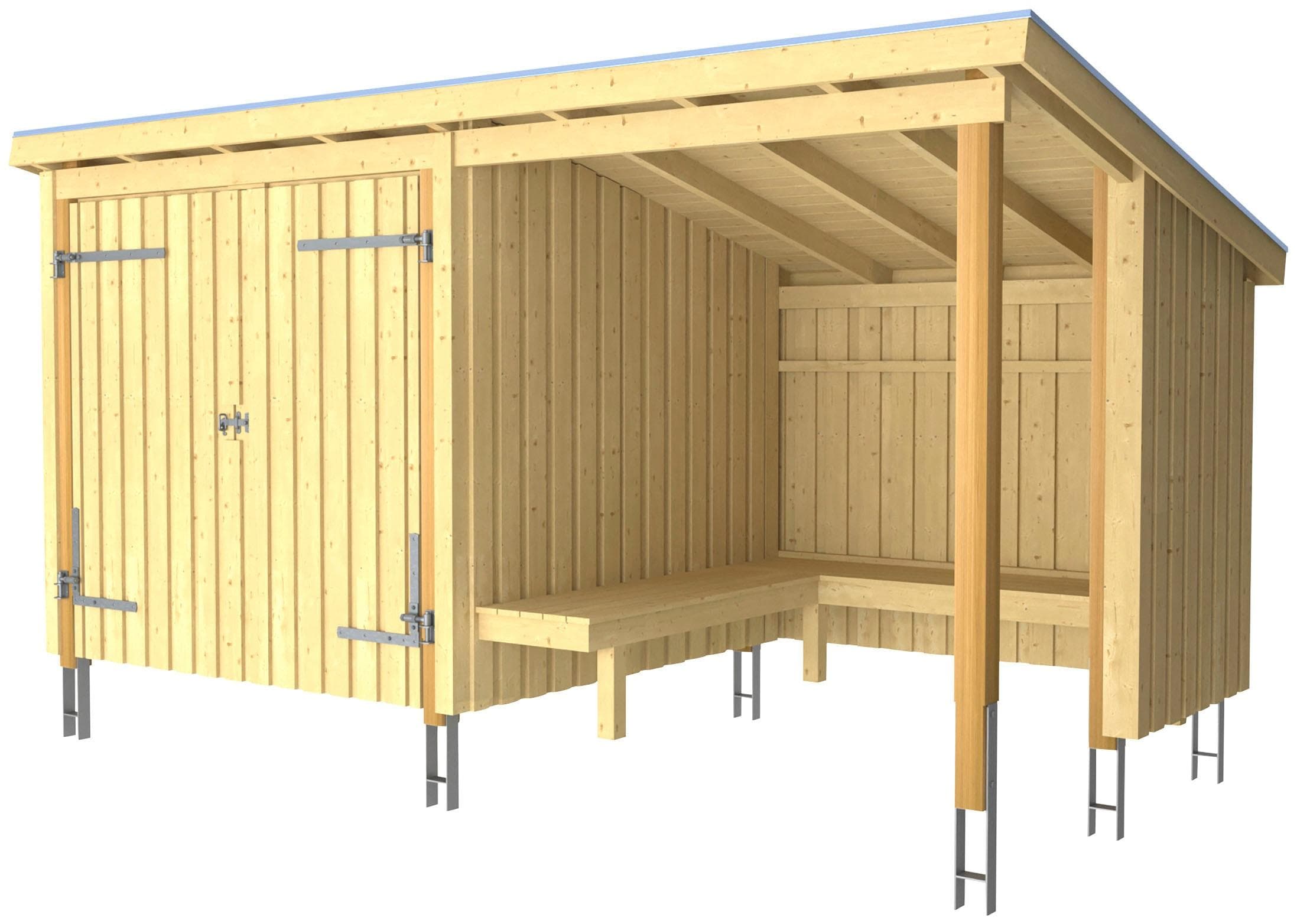 Gartenhaus Nordic aus Holzwerkstoff