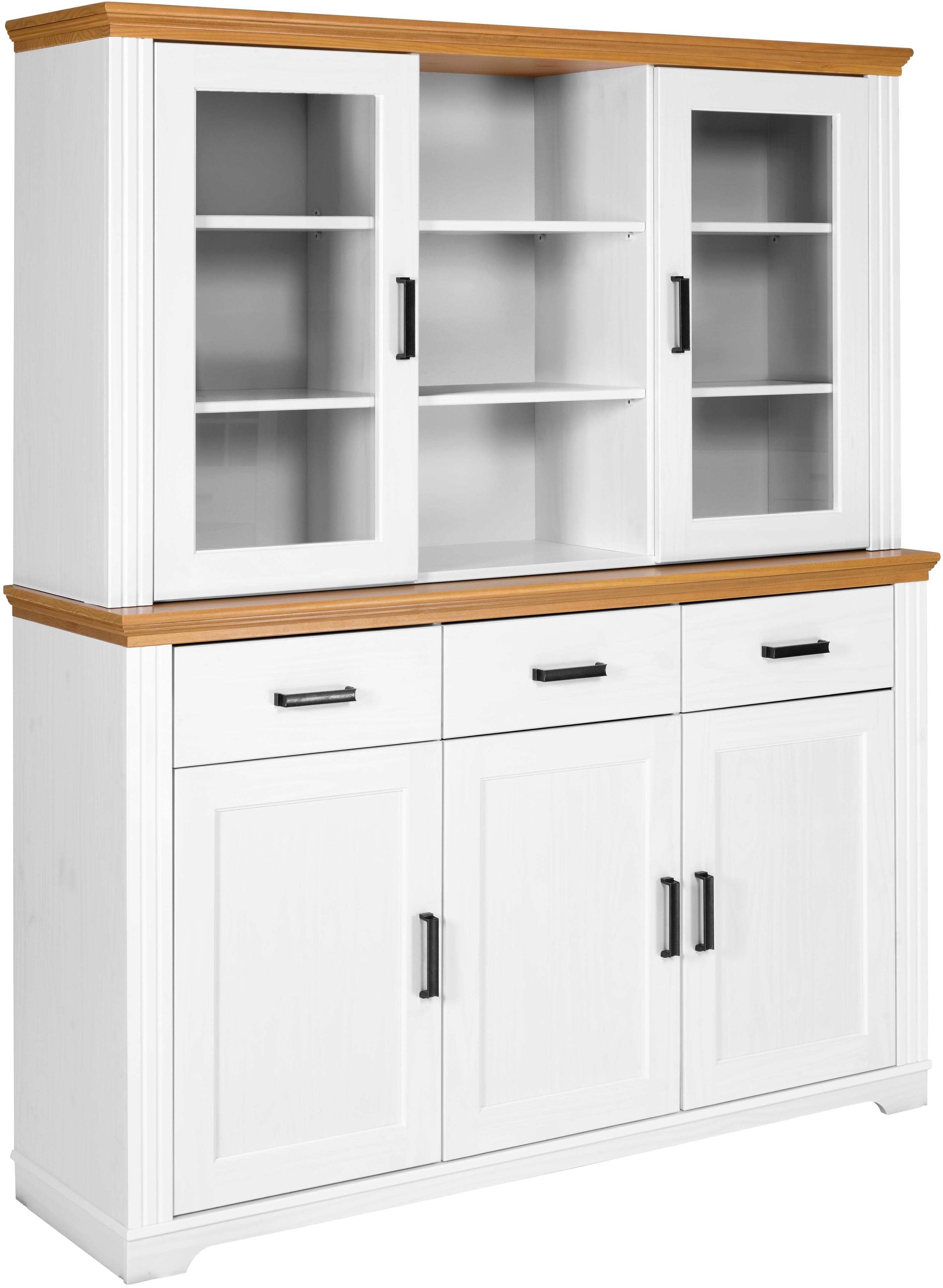 Inter Link Buffet Maluno Weiß Massivholz