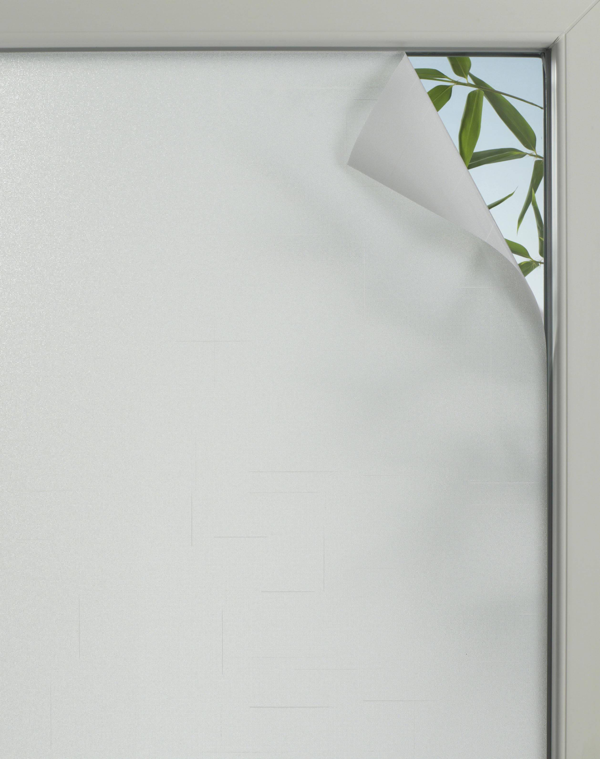 GARDINIA Textile 75 Fensterfolie 90x150cm PVC UV-Schutz