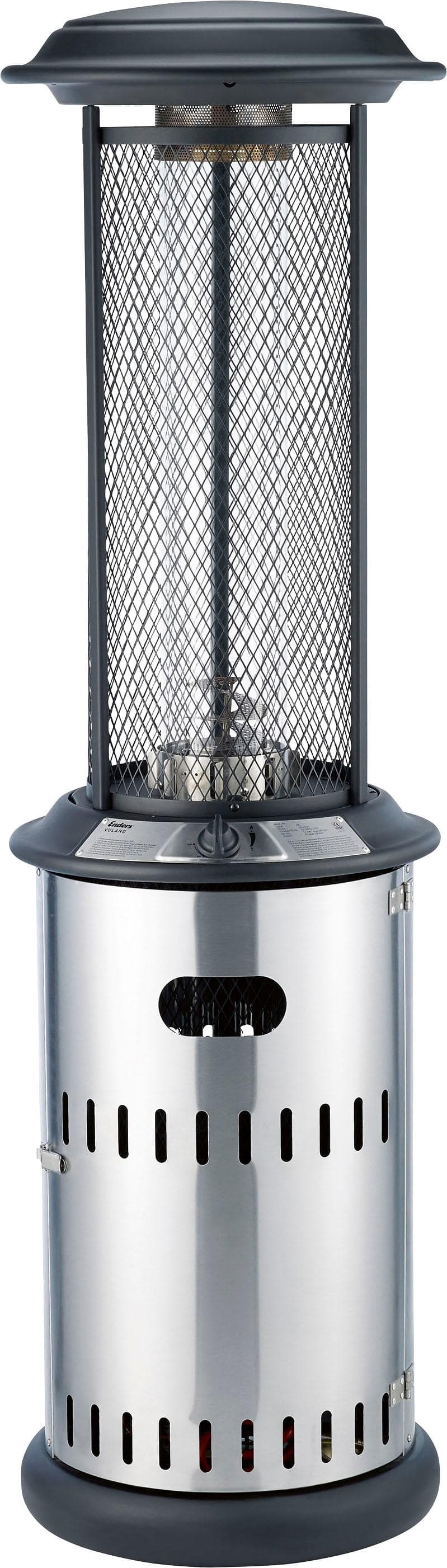 Terrassenstrahler ENDERS Vulano Silber Edelstahl 8,5-11 kW