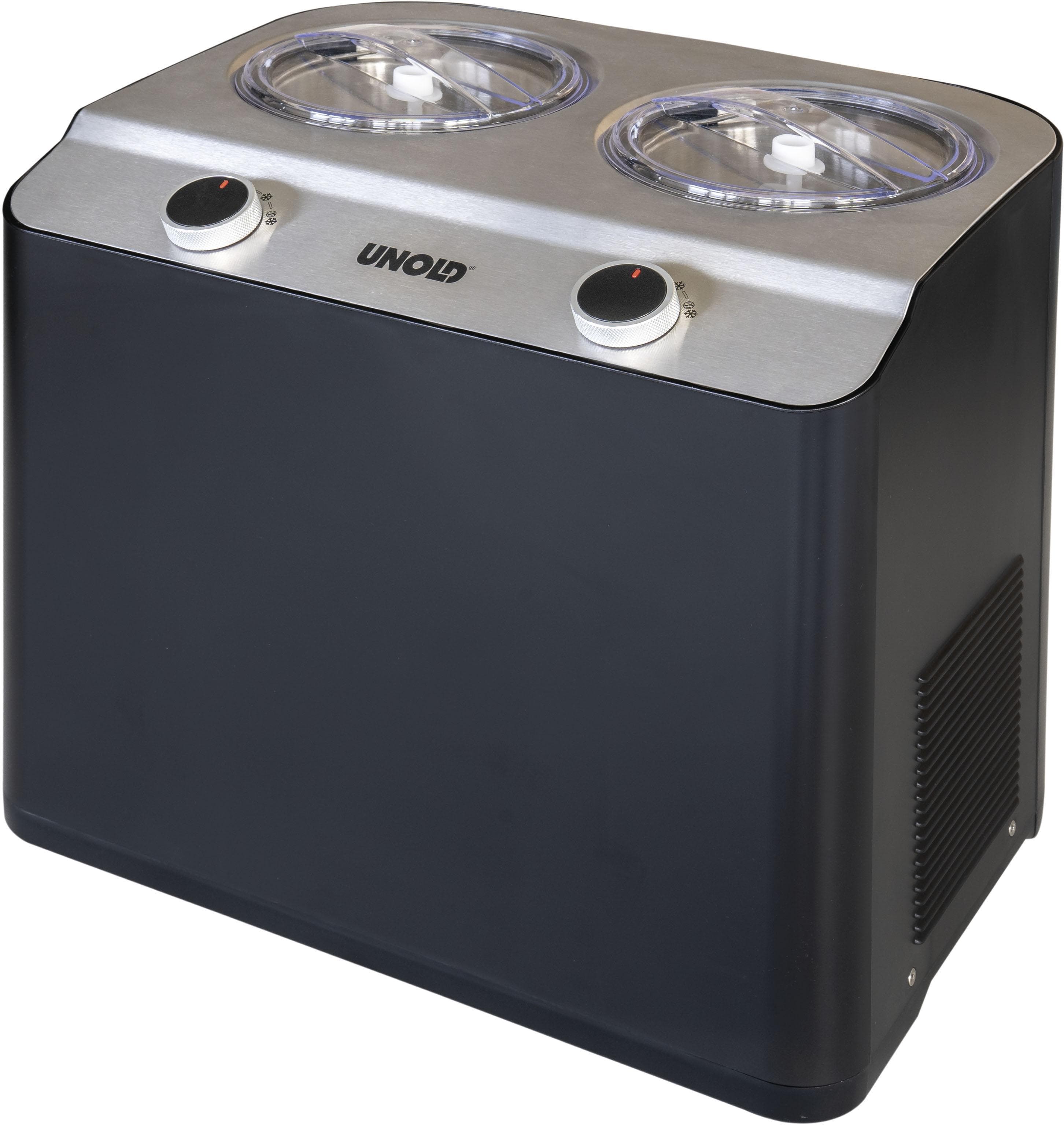 UNOLD Eismaschine "48835 Doppio nero" Schwarz