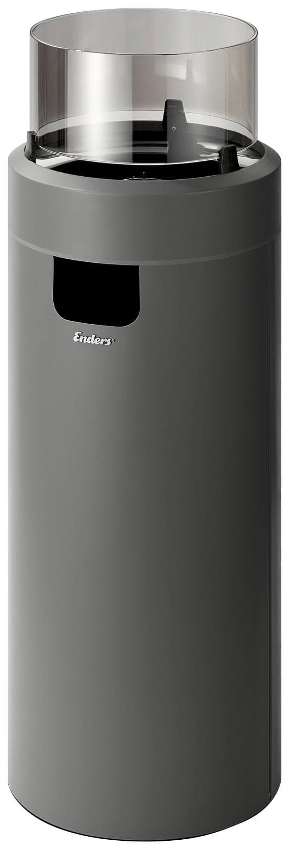 ENDERS Nova LED L Gasfeuerstelle Grau-Schwarz