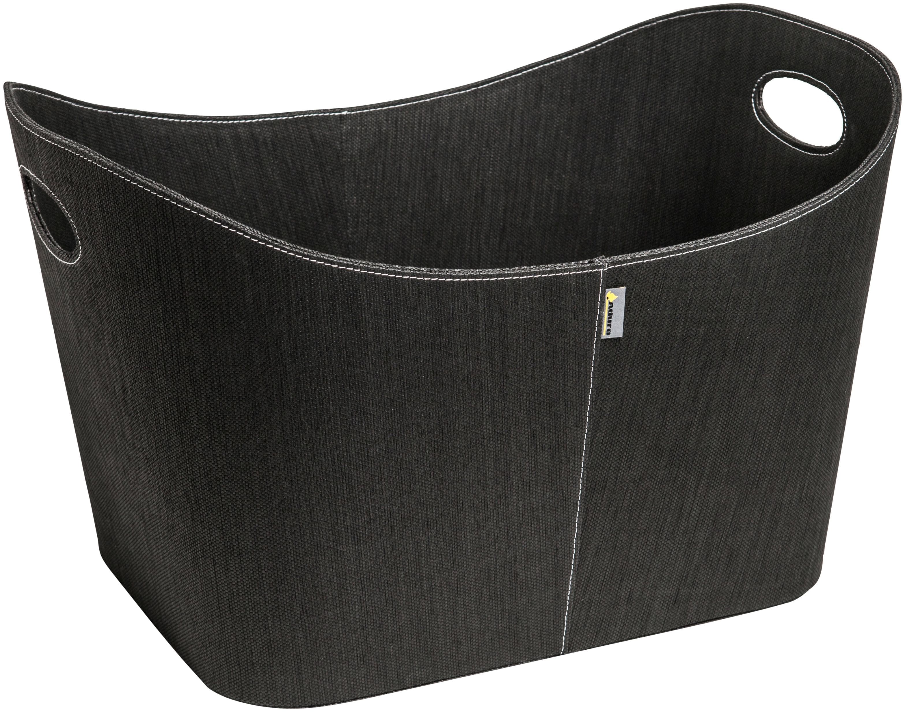 ADURO Aufbewahrungskorb Baseline Schwarz Polyester