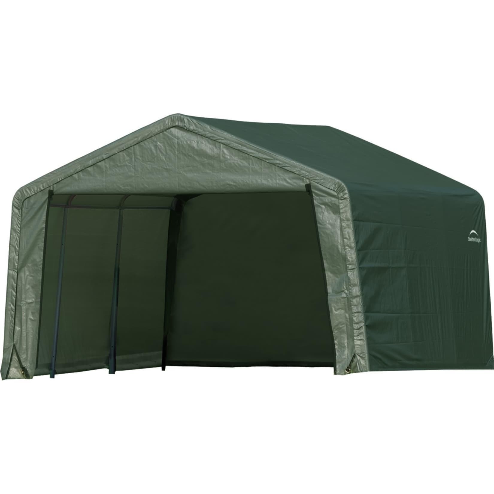 ShelterLogic Foliengerätehaus 370x370 cm Grau