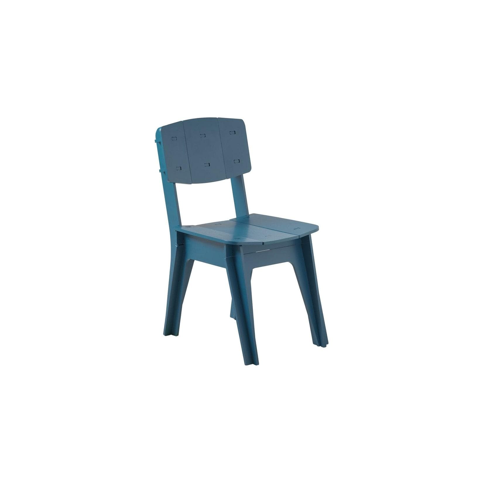 SoBuy Esszimmerstuhl mit Rücklehne Blau Vintage