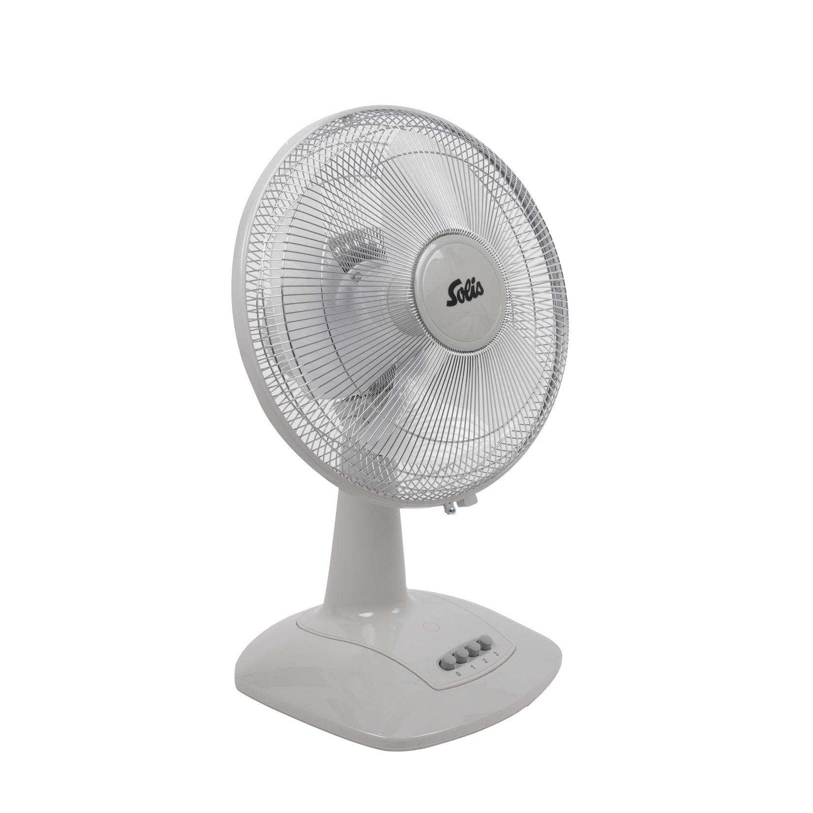 Solis Tischventilator Oszillation 30 cm Durchmesser 45 Watt 3 Stufen