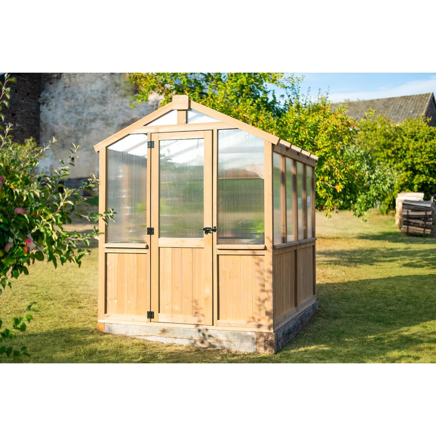 Westmann Holz Gewächshaus Paul Braun