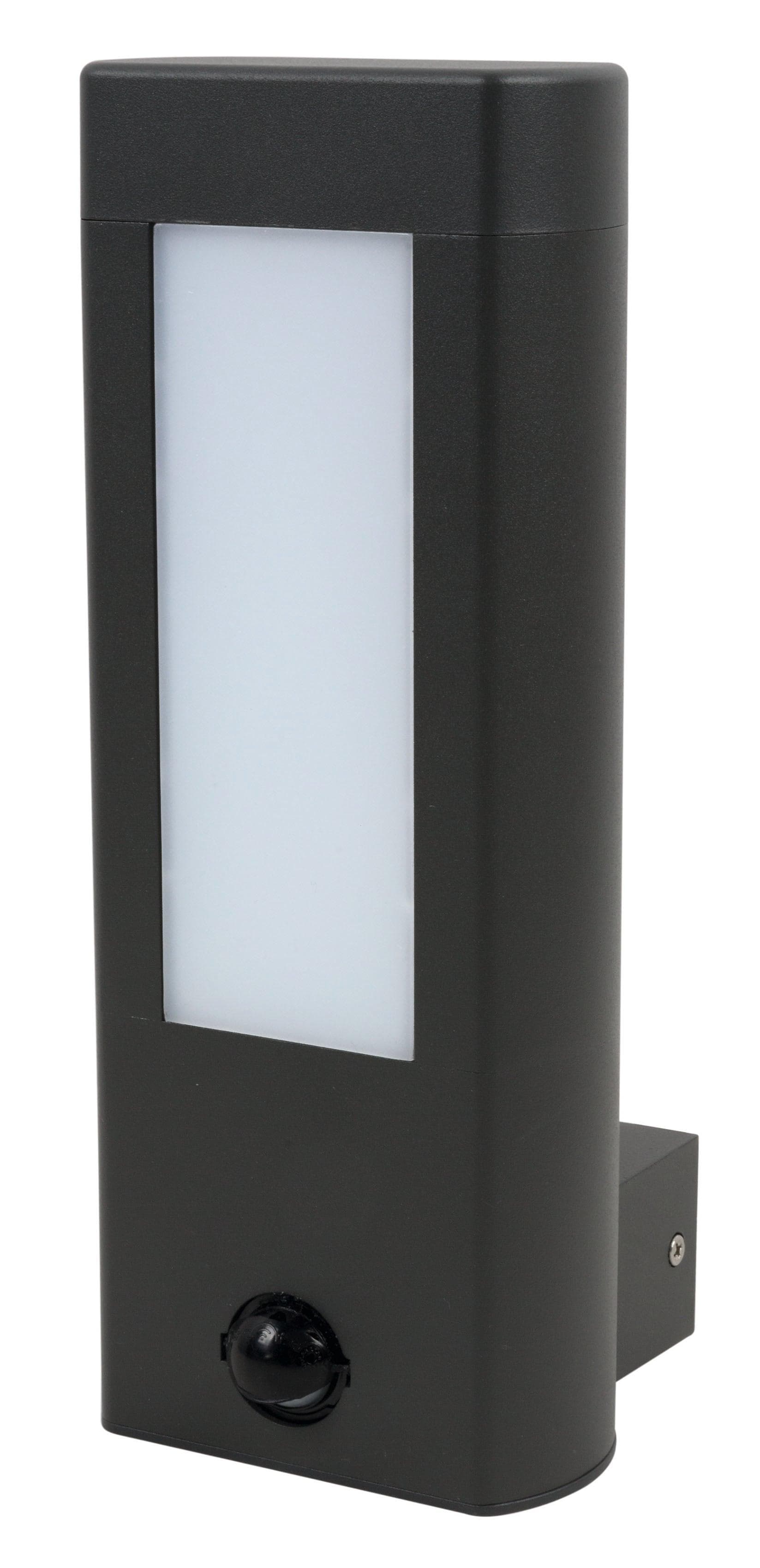Heitronic LED Wandleuchte Amarillo Anthrazit mit Bewegungsmelder