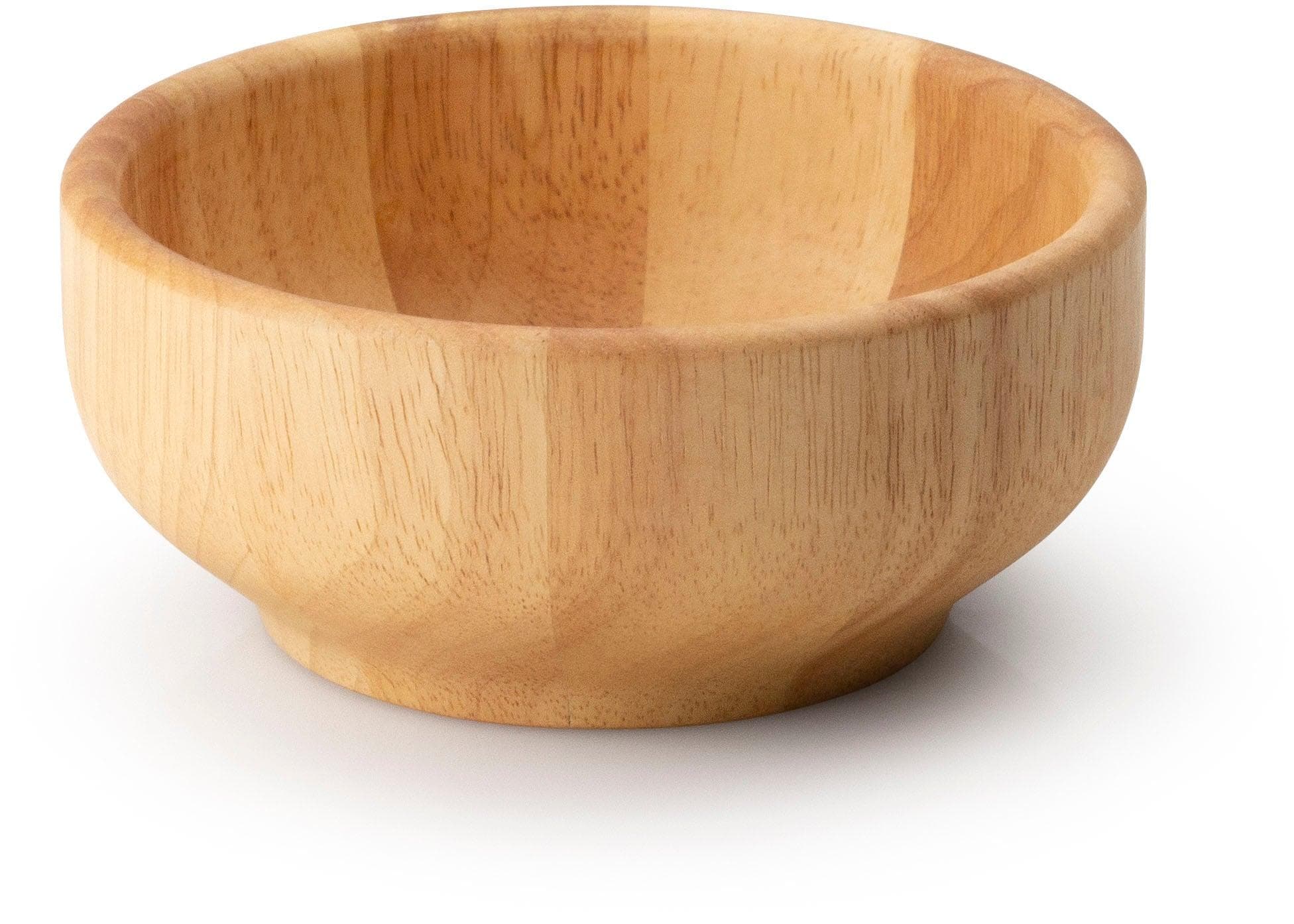 Schüssel CONTINENTA Braun Holzwerkstoff Gummibaumholz