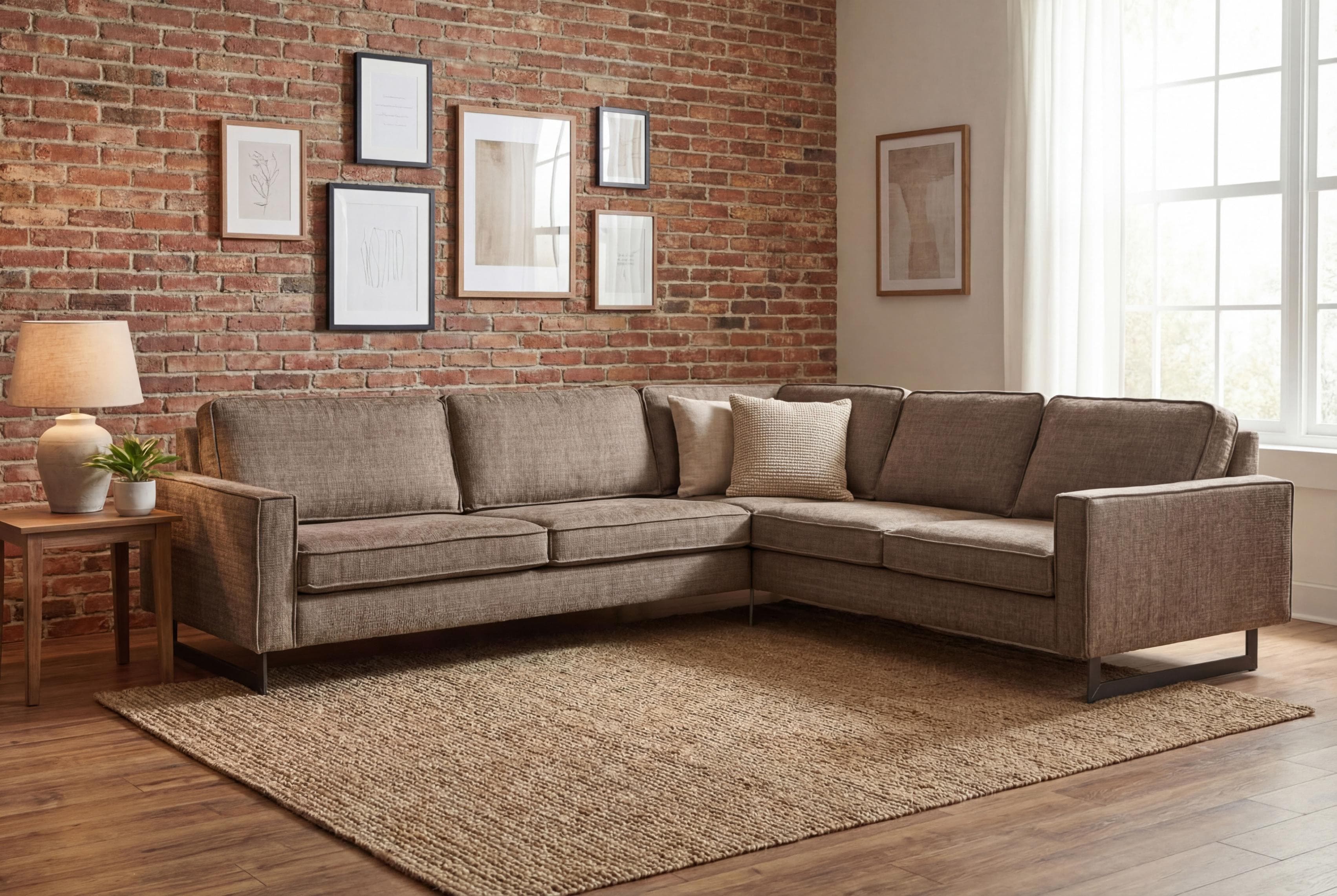 Ecksofa HOME AFFAIRE Pinto XXL 250/290 cm Braun