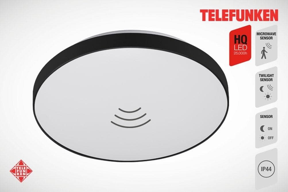 TELEFUNKEN LED Deckenleuchte NEWA weiß mit Bewegungsmelder