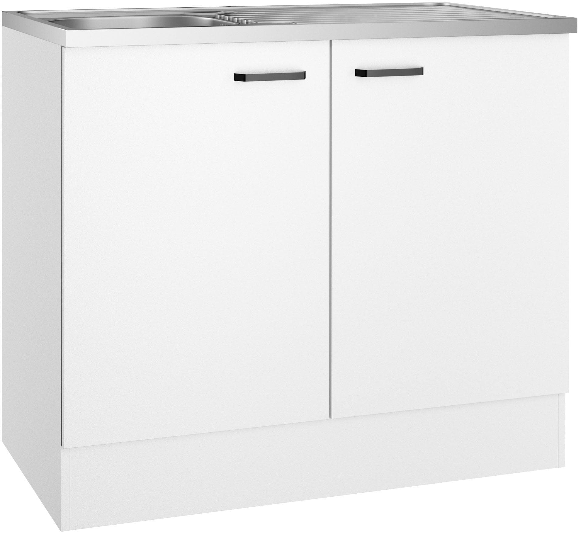 Optifit Spülenschrank OPTImulti Weiß Spanplatte